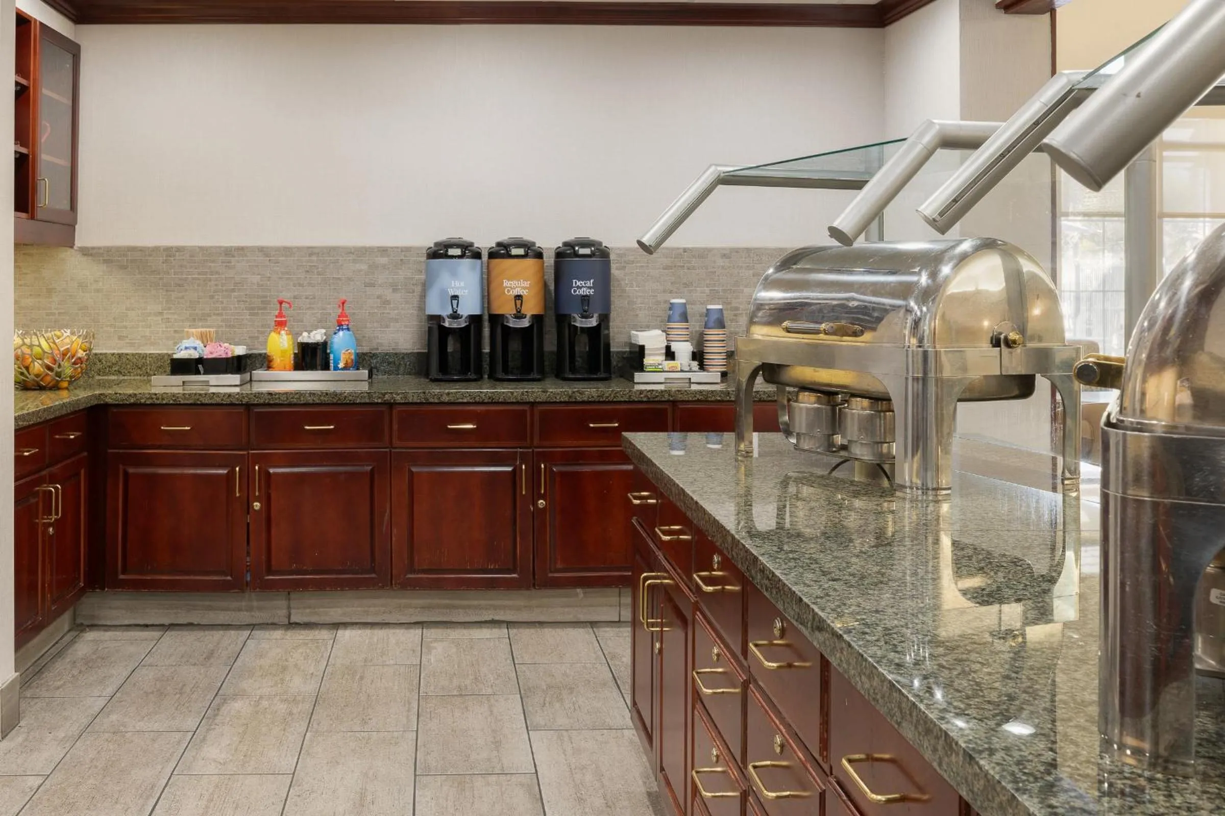 Buffet breakfast in Homewood Suites by Hilton Ontario Rancho Cucamonga