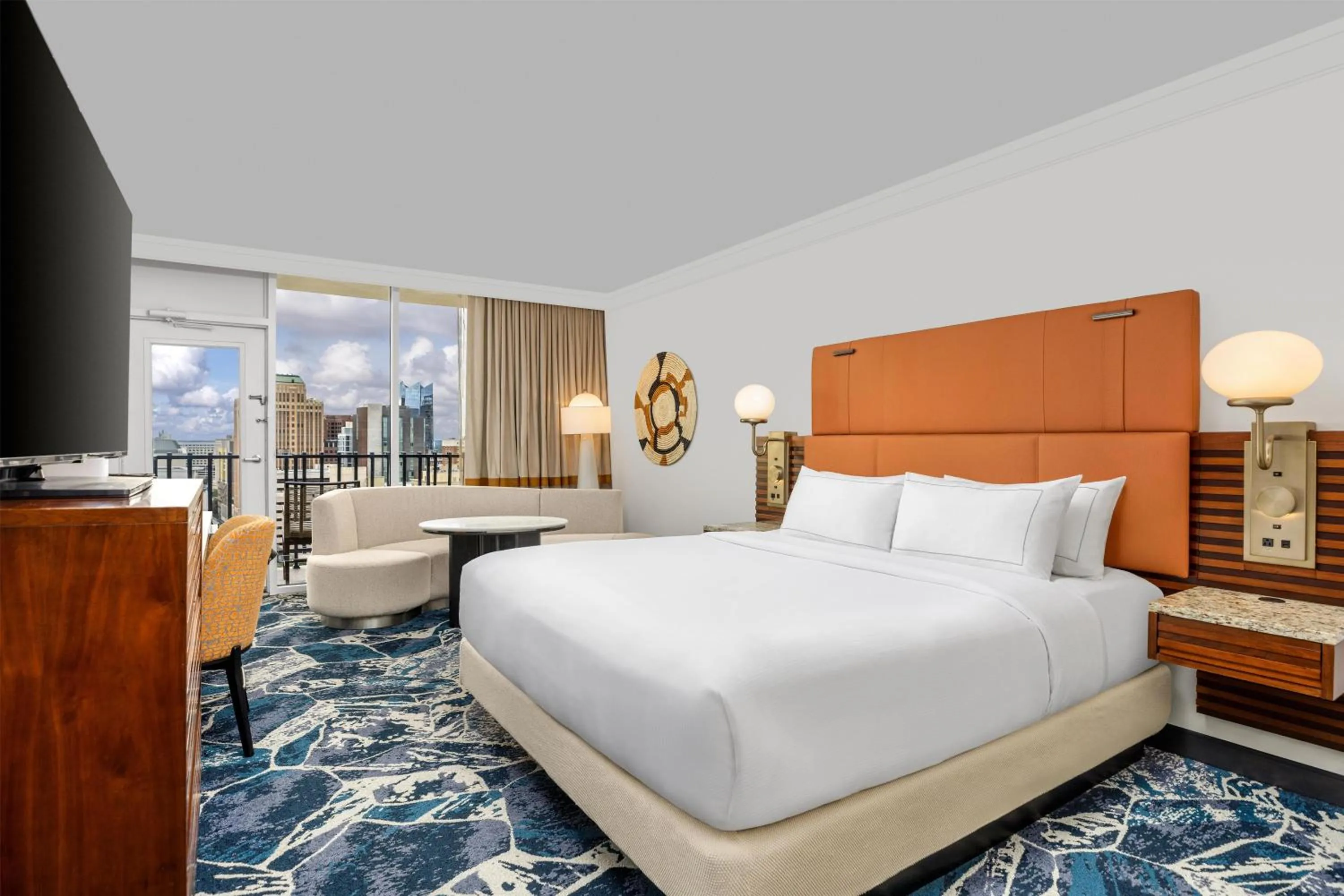 Bed in Hilton Palacio del Rio