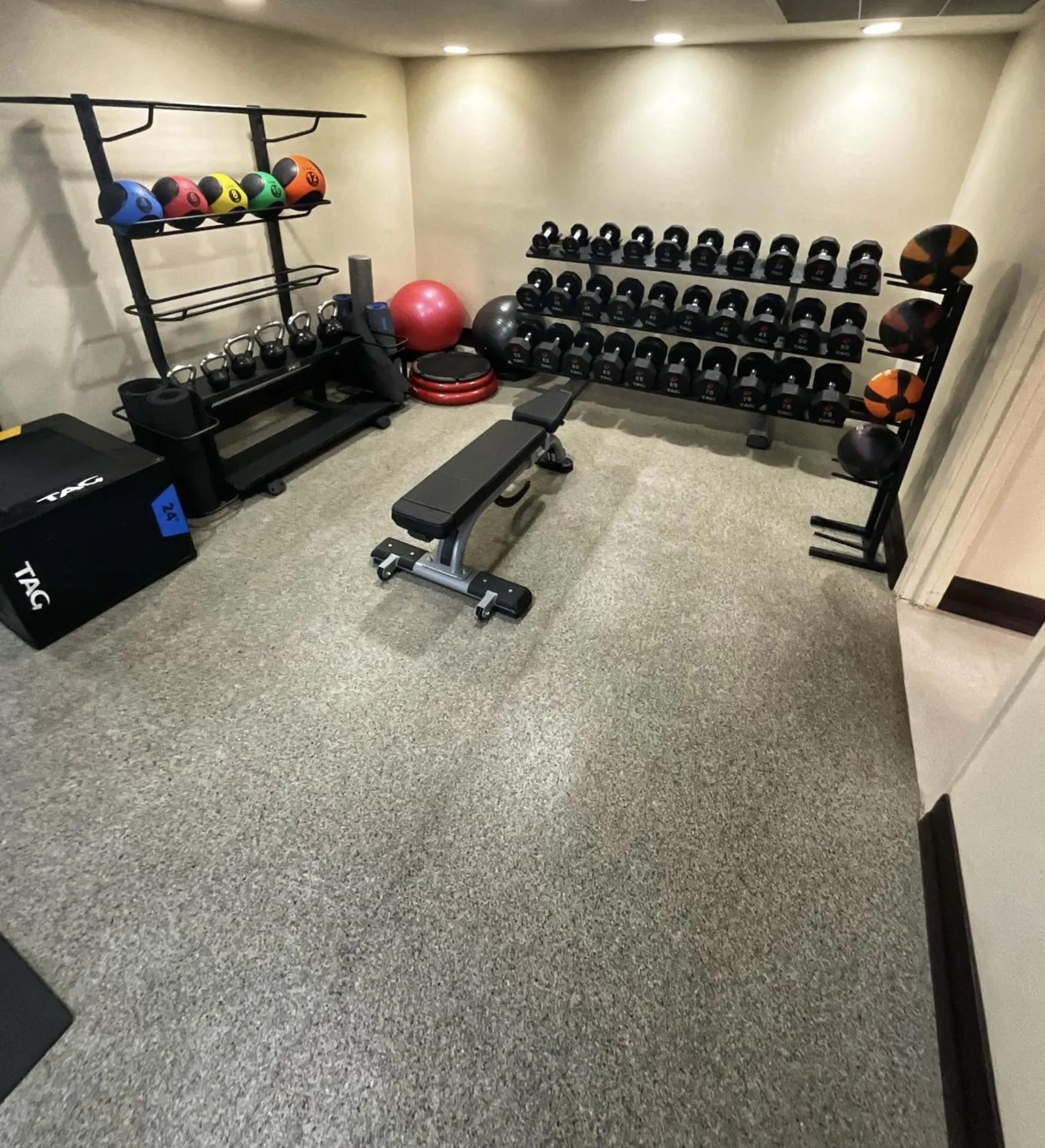 Fitness centre/facilities in Hilton Palacio del Rio