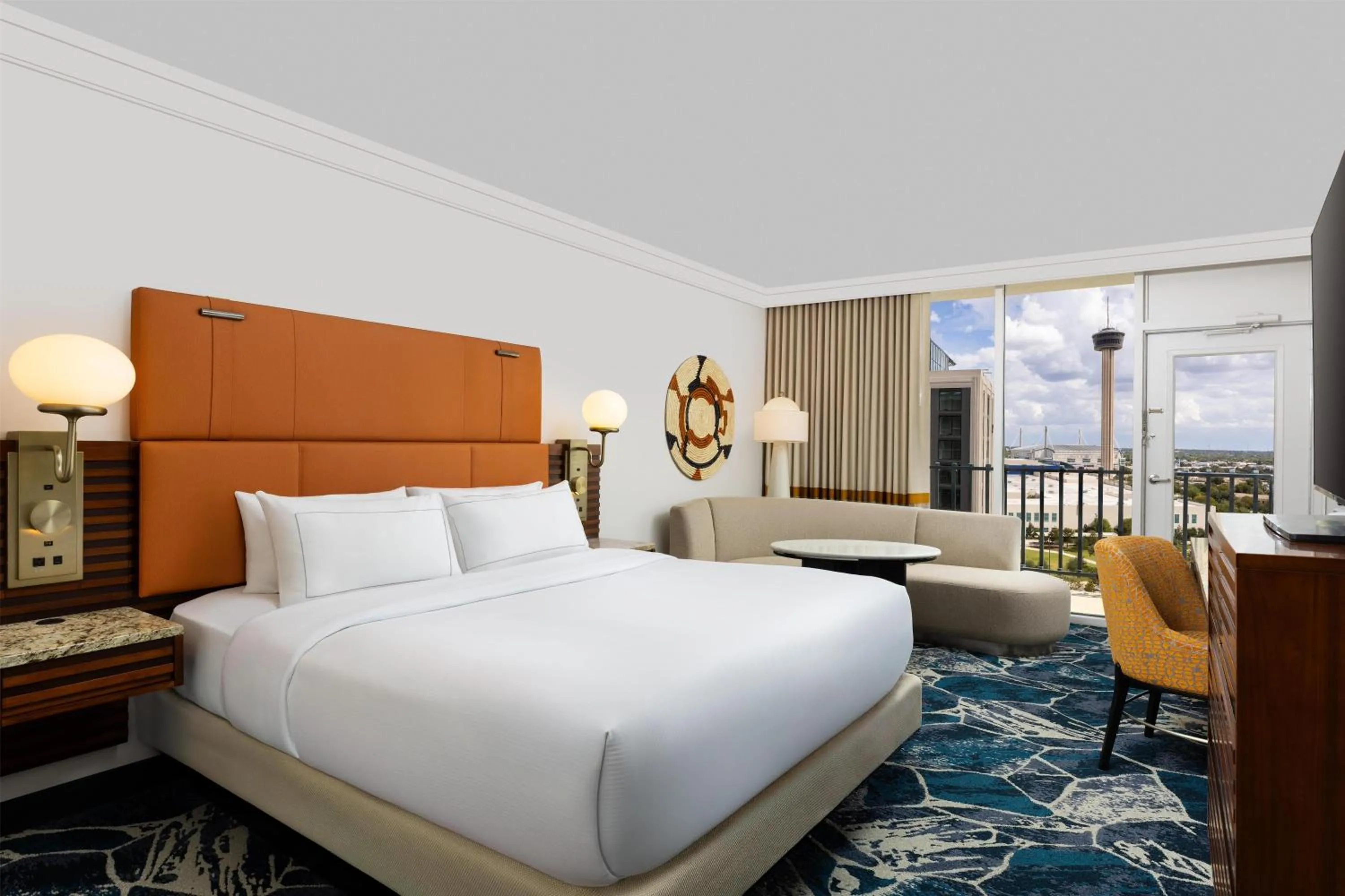 Bed in Hilton Palacio del Rio