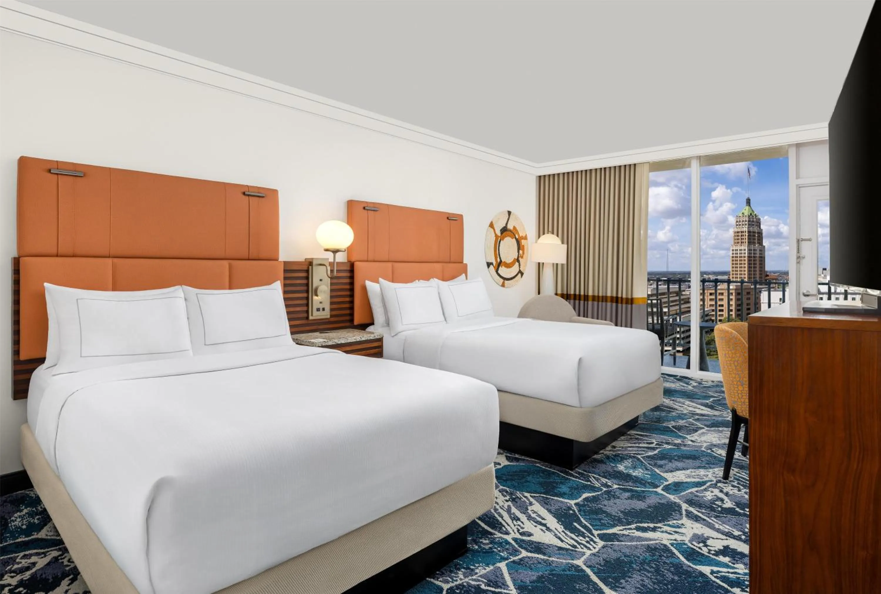 Bed in Hilton Palacio del Rio