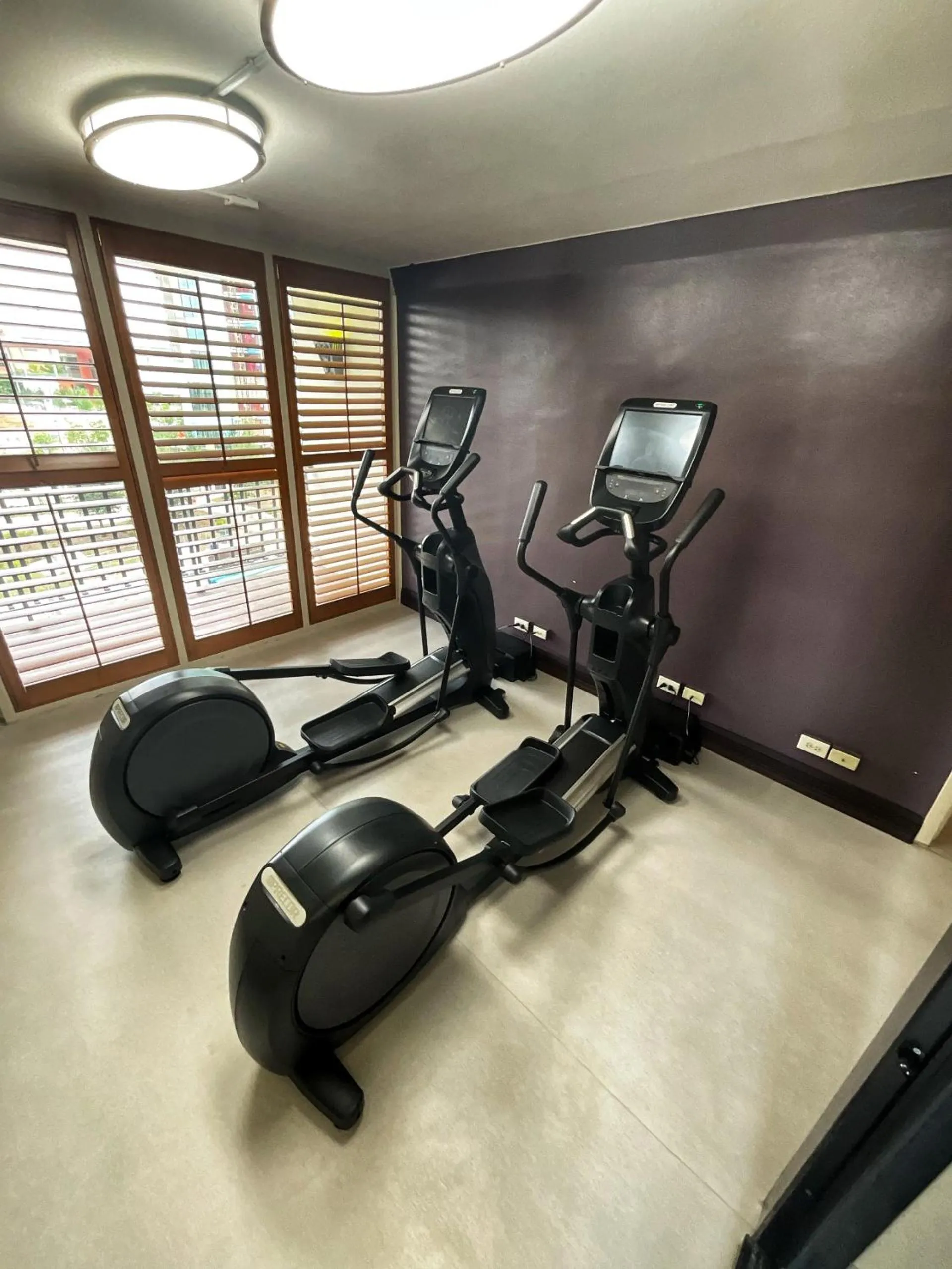 Fitness centre/facilities in Hilton Palacio del Rio