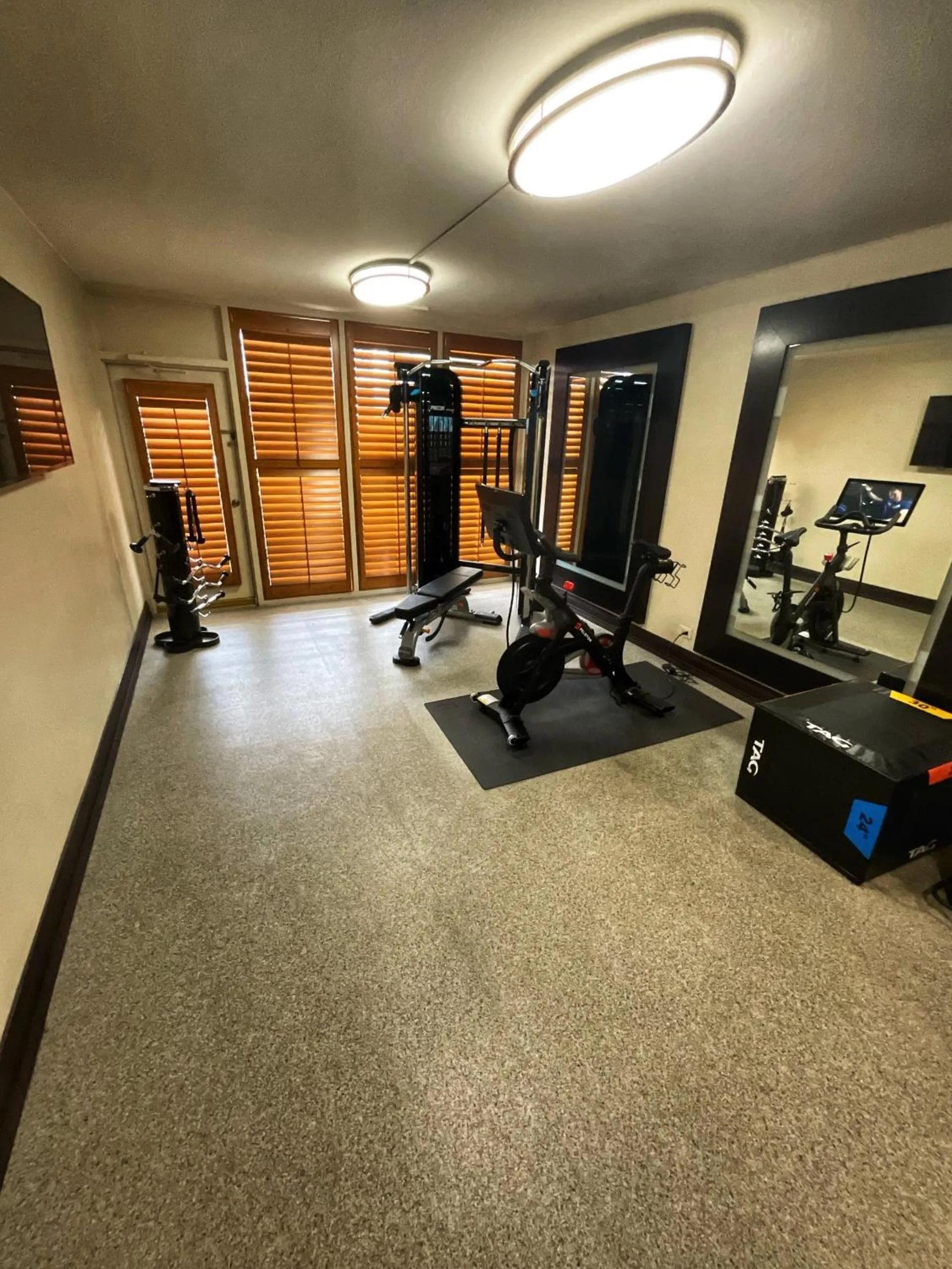 Fitness centre/facilities in Hilton Palacio del Rio