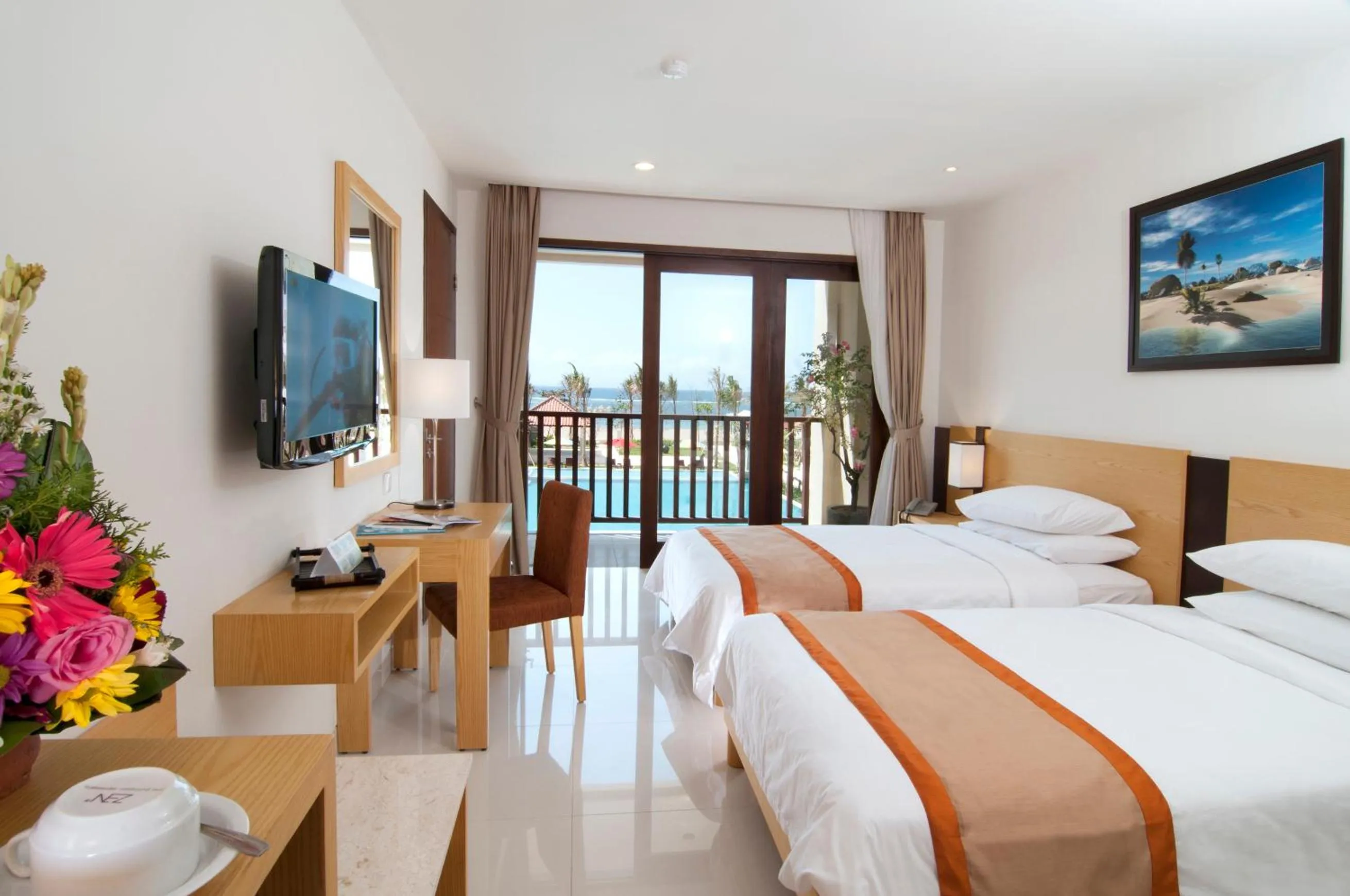 TV and multimedia, Bed in Bali Relaxing Resort and Spa