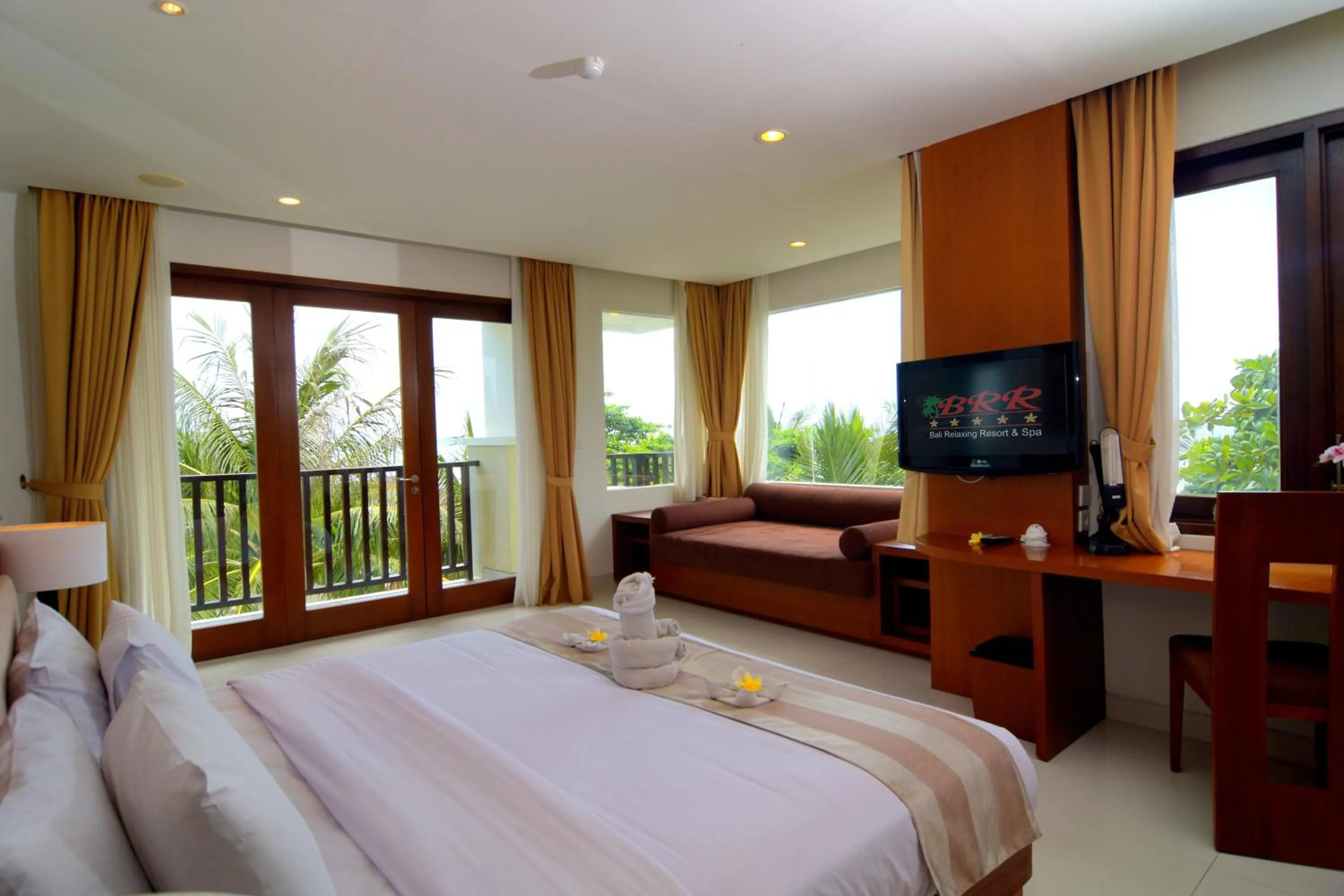 Sea view, Bed in Bali Relaxing Resort and Spa