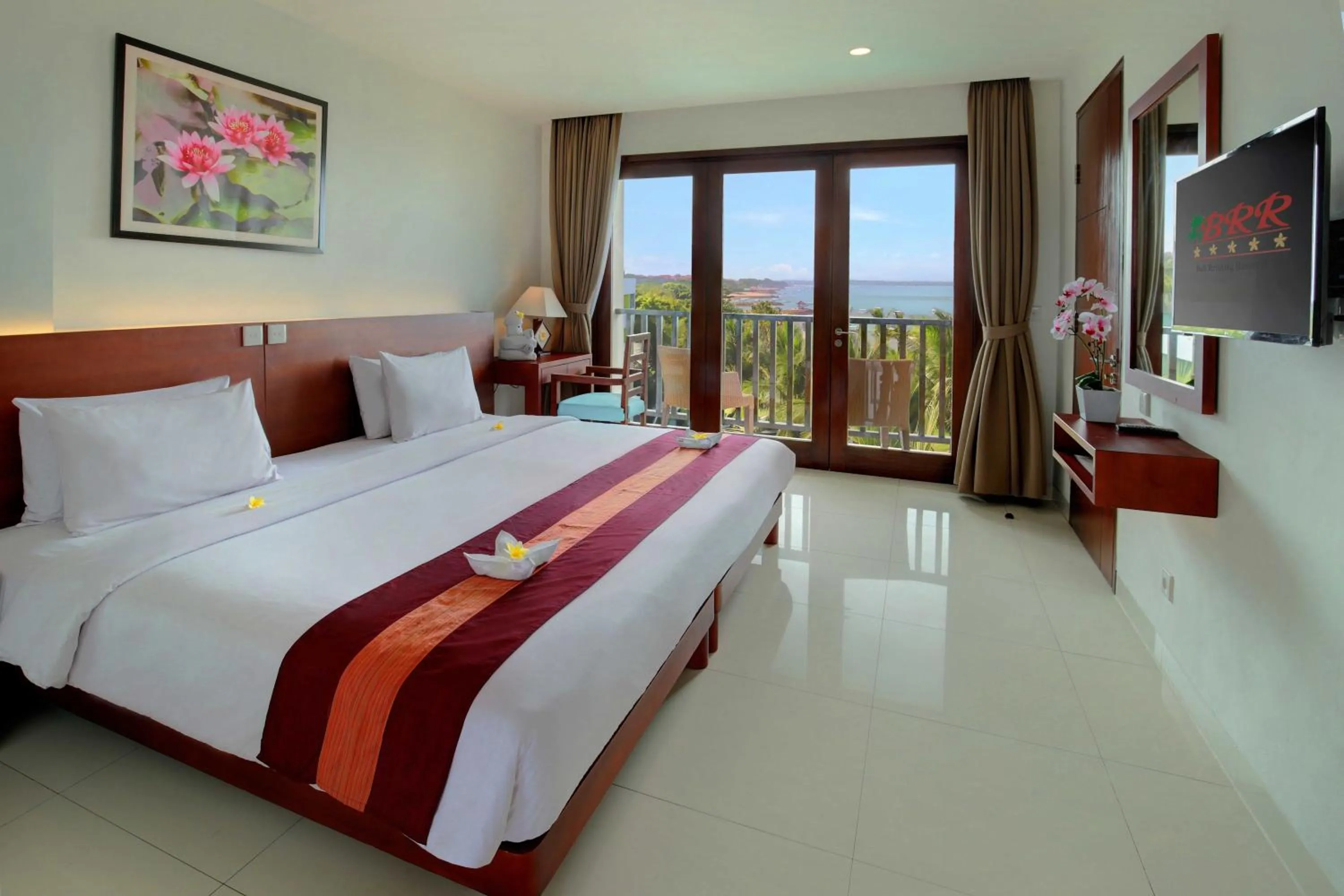 Sea view, Bed in Bali Relaxing Resort and Spa