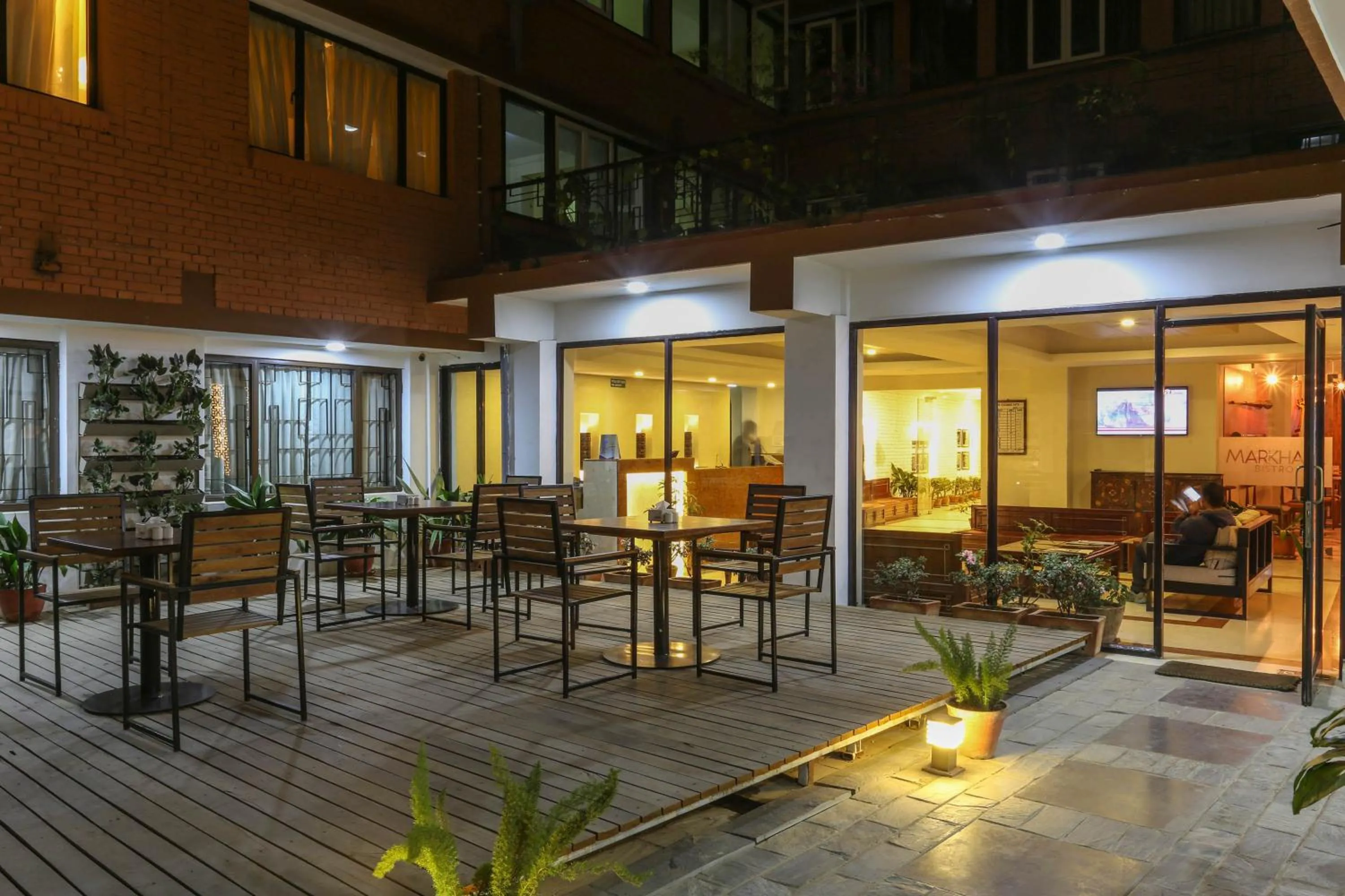 Garden in Potala Guest House