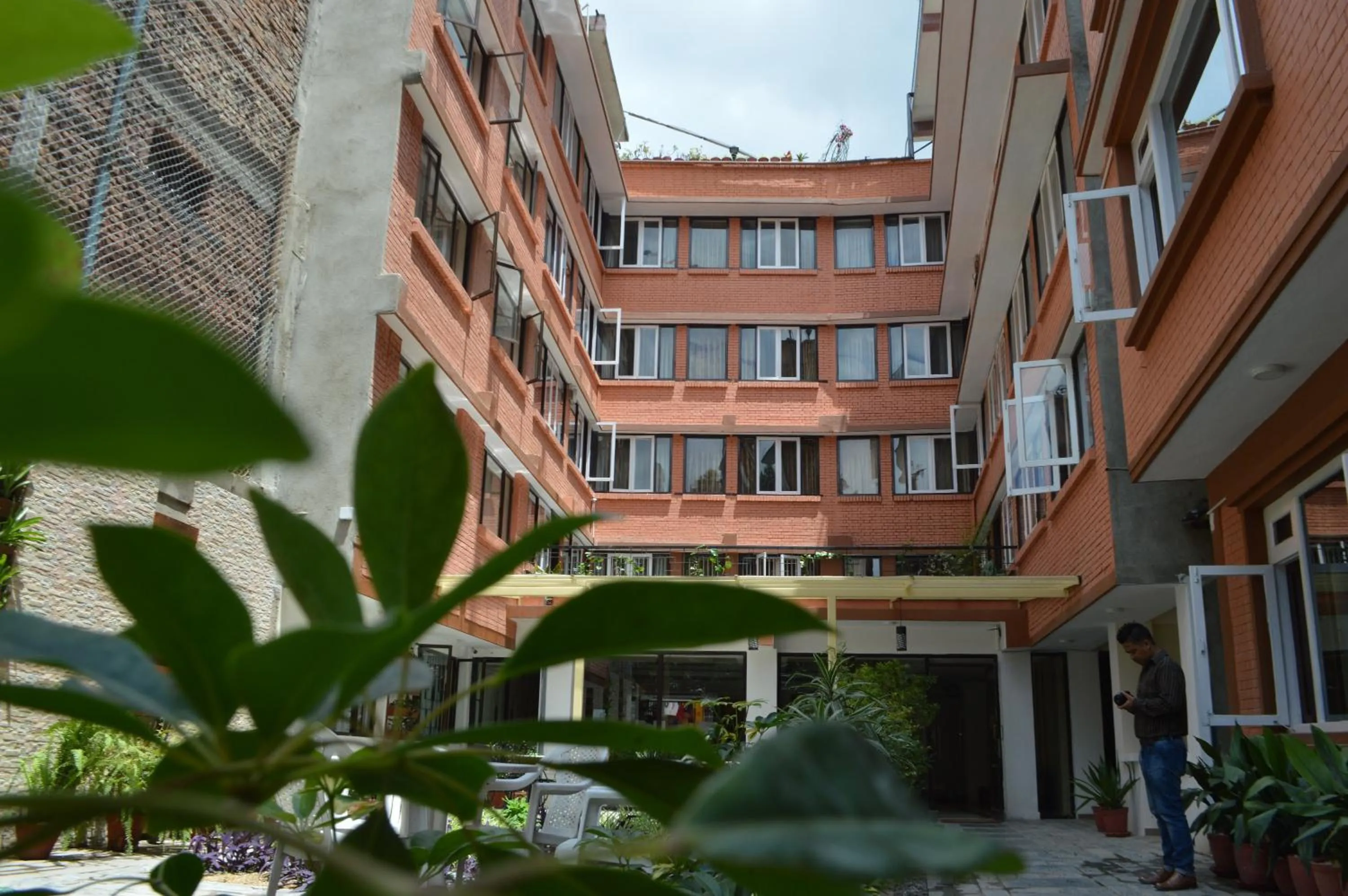 Garden in Potala Guest House