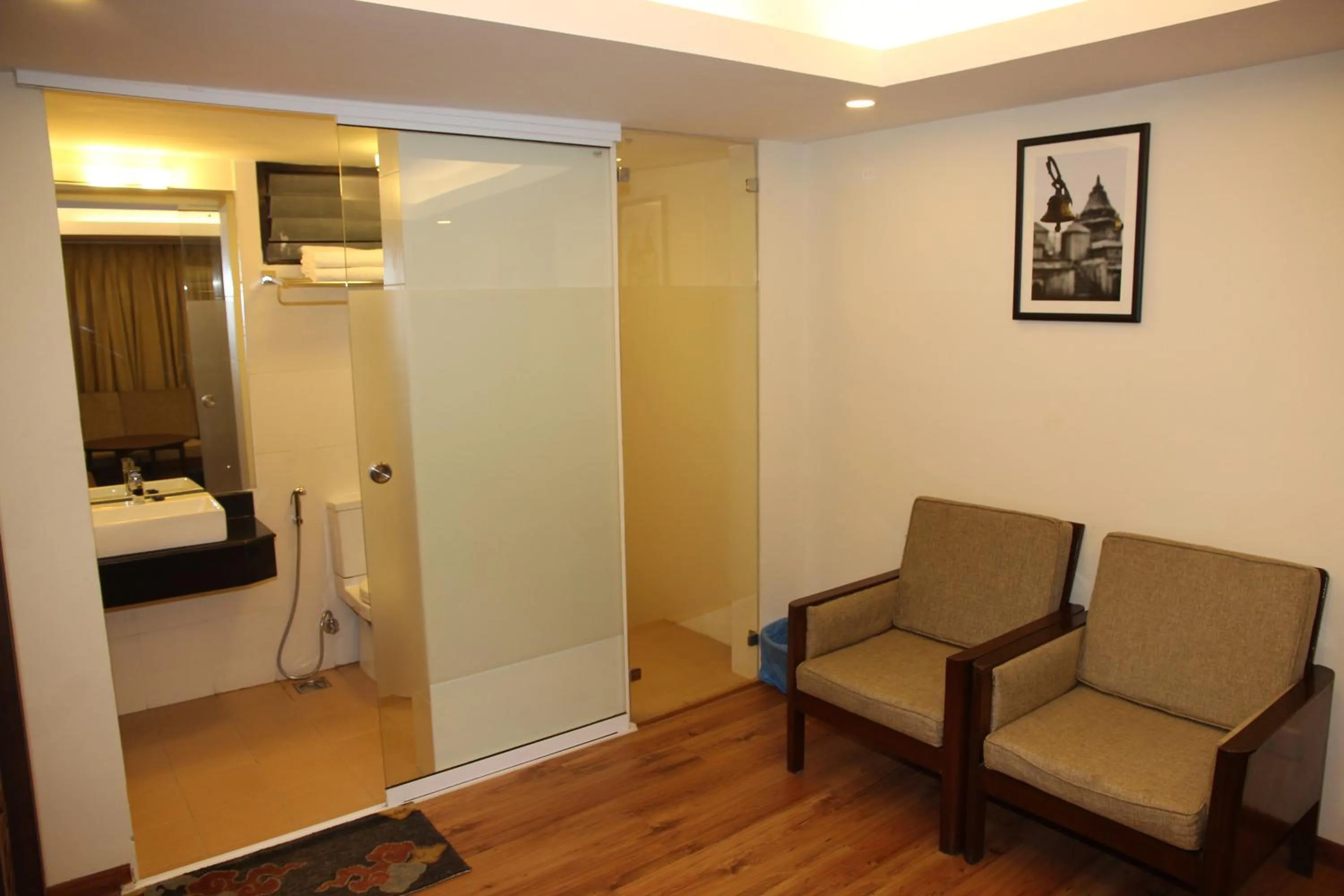 Living room in Potala Guest House