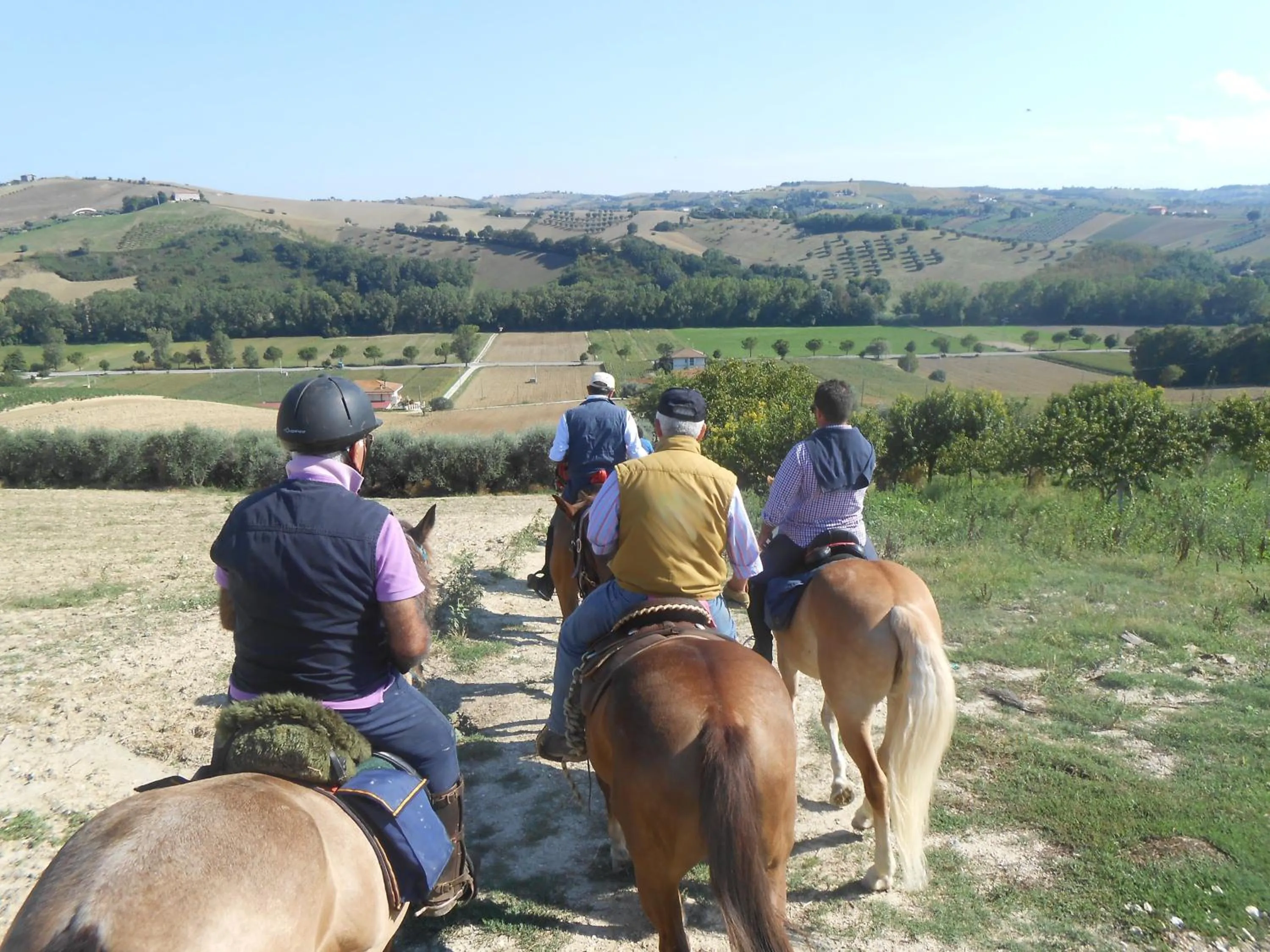group of guests in Casale Torre San Magno