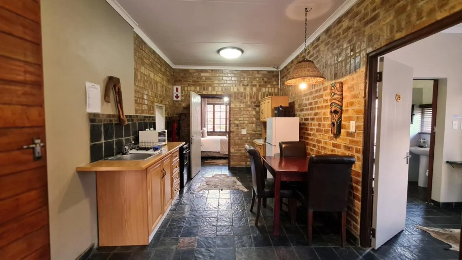 kitchen in Klein Bosveld Guest House