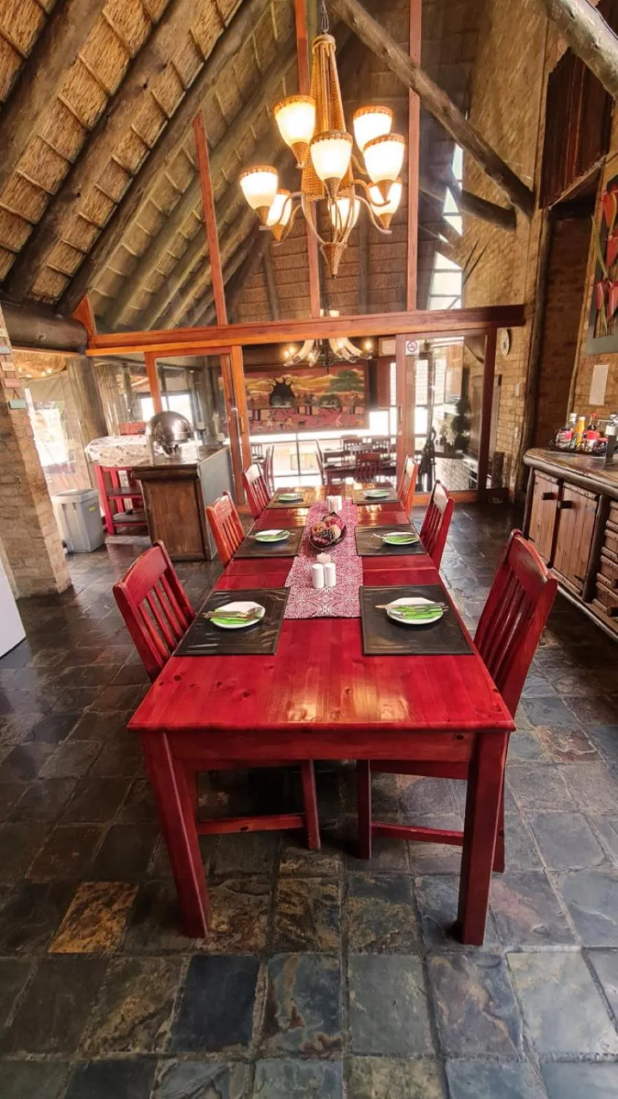 Dining area in Klein Bosveld Guest House