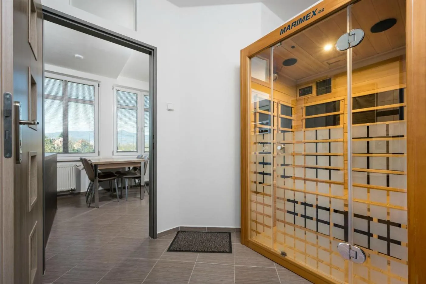 Sauna in Apartmá SunGarden Liberec