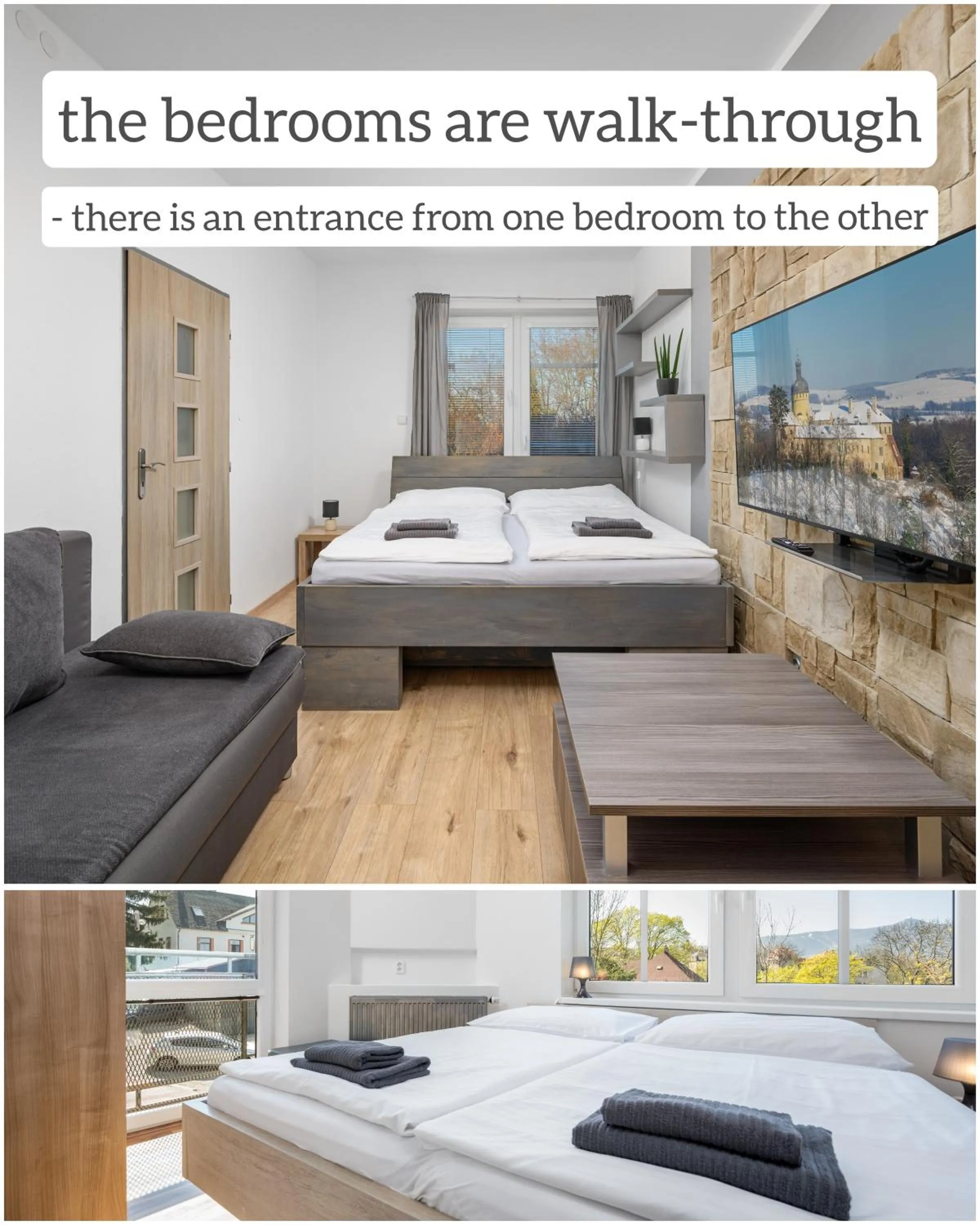 Bedroom, Bed in Apartmá SunGarden Liberec