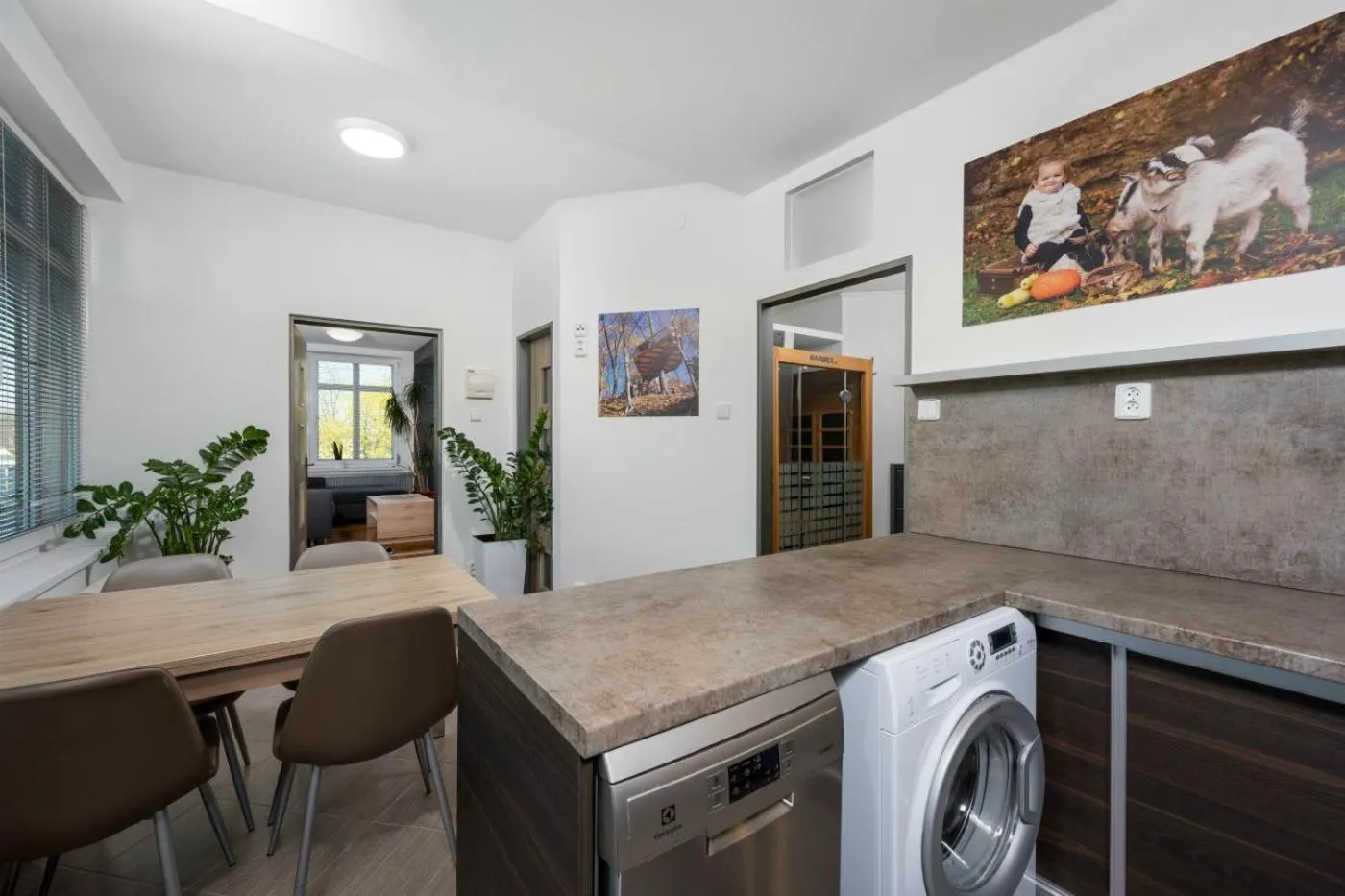 Kitchen or kitchenette in Apartmá SunGarden Liberec