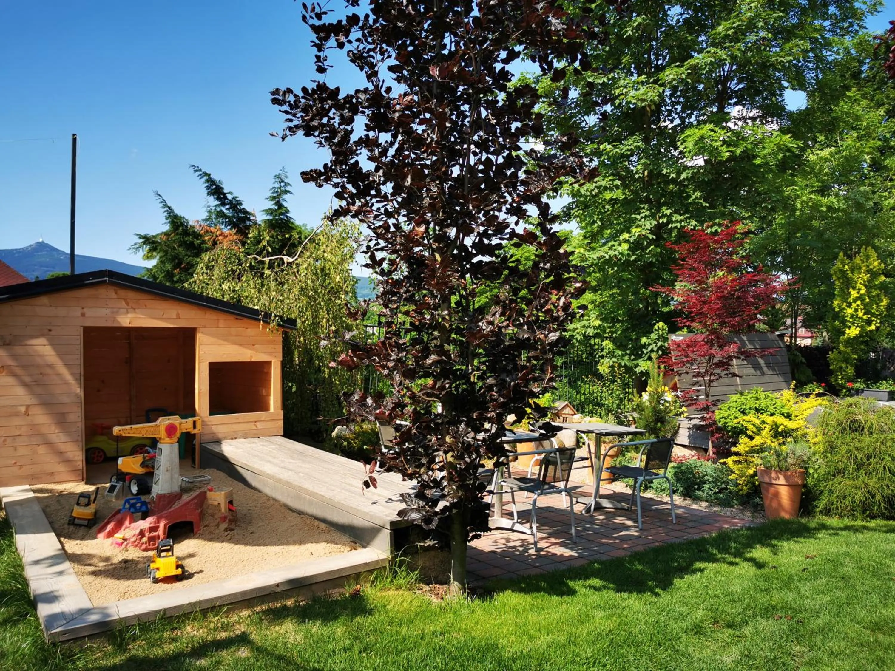 Children play ground in Apartmá SunGarden Liberec