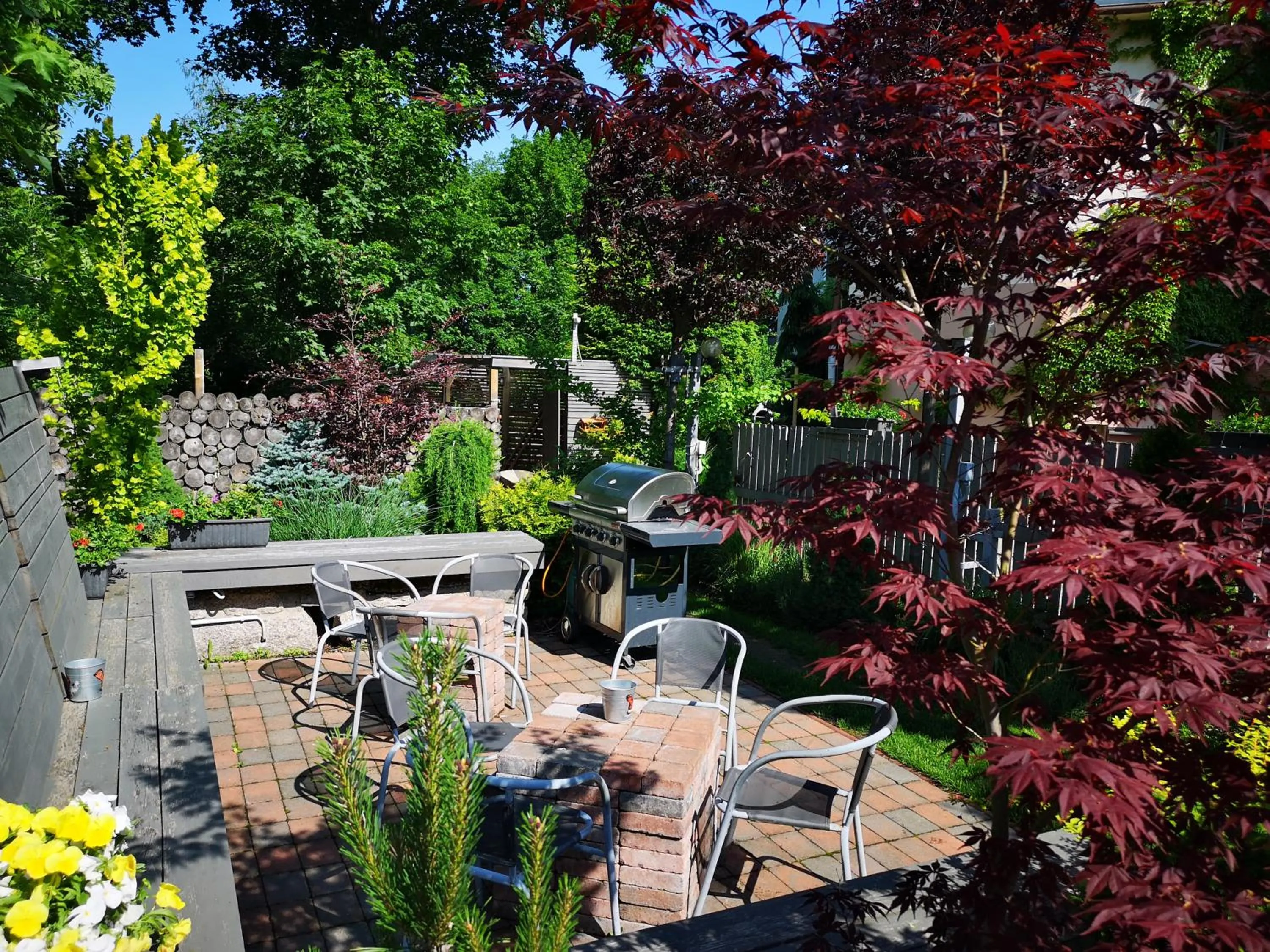 BBQ facilities in Apartmá SunGarden Liberec