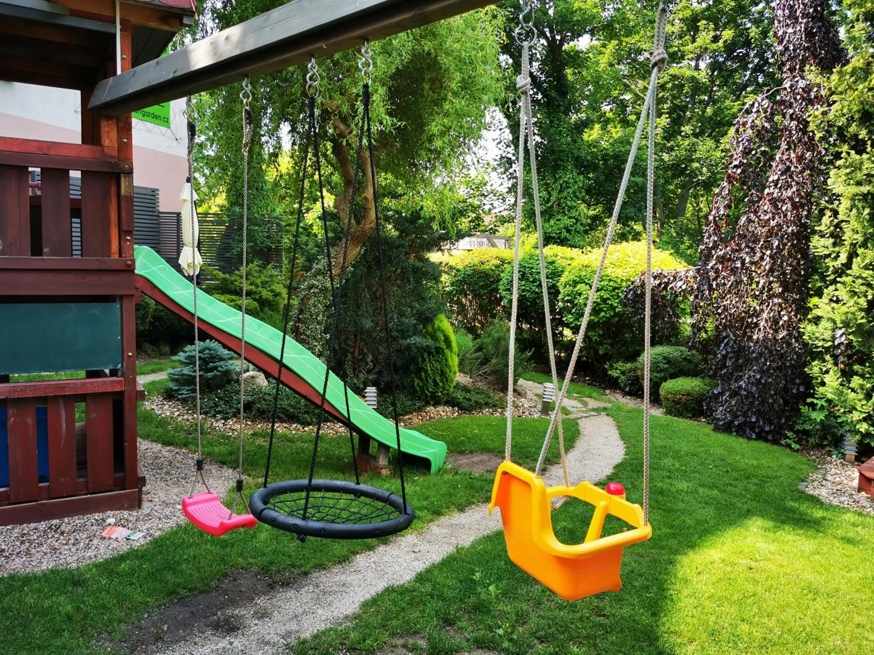 Children play ground in Apartmá SunGarden Liberec