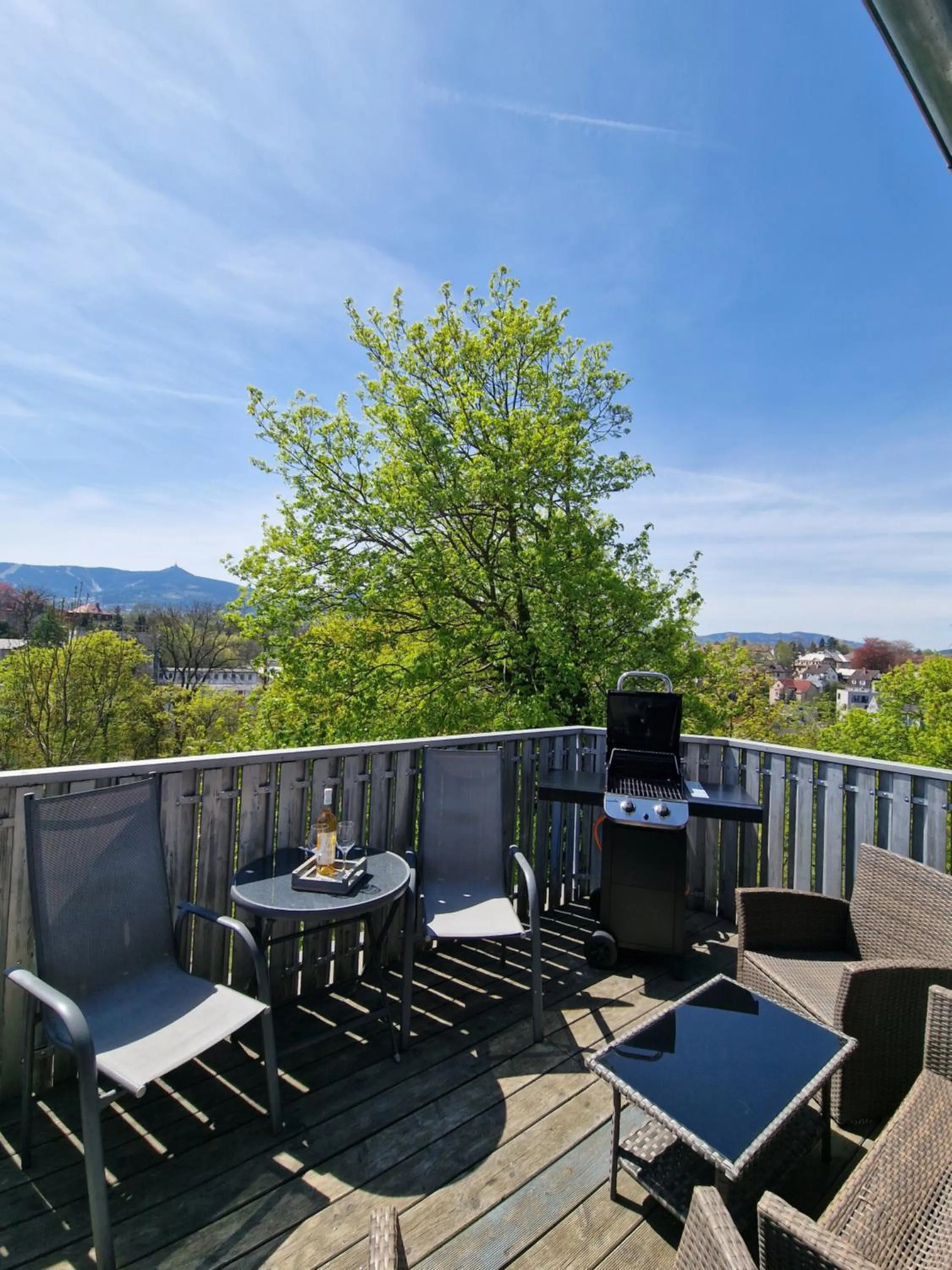 Balcony/Terrace in Apartmá SunGarden Liberec