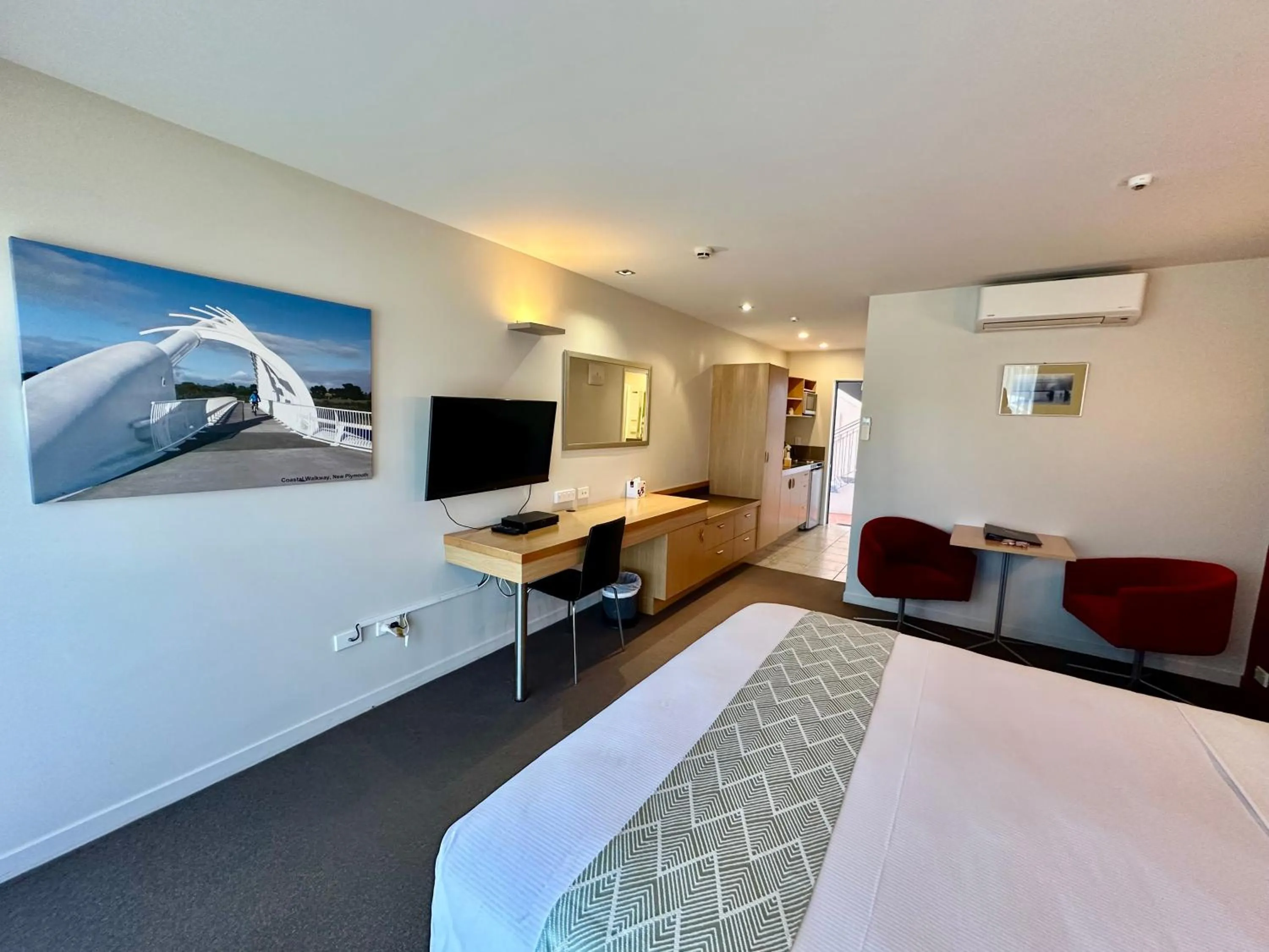 Bedroom, Bed in Park View Motor Lodge