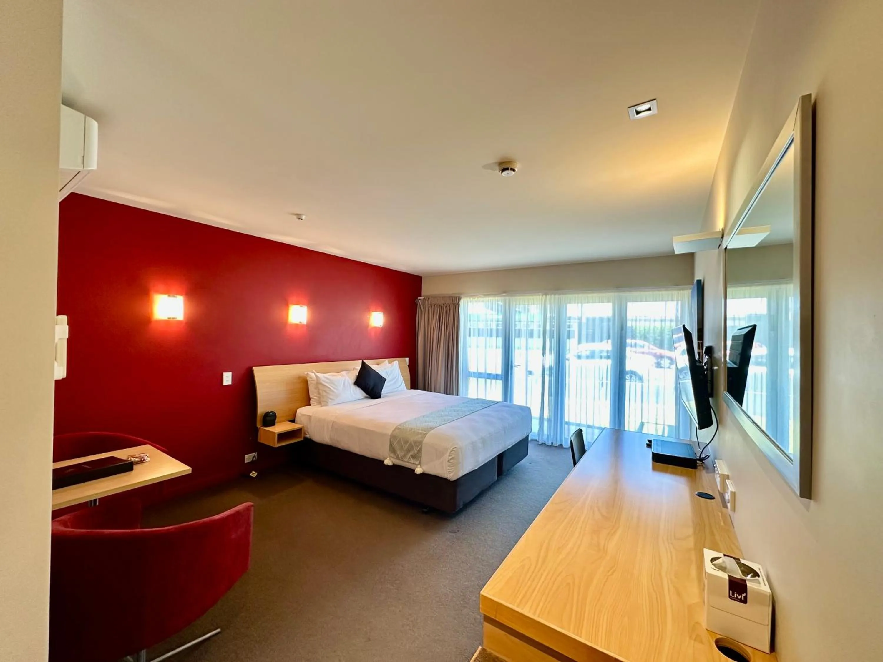 Bedroom, Bed in Park View Motor Lodge