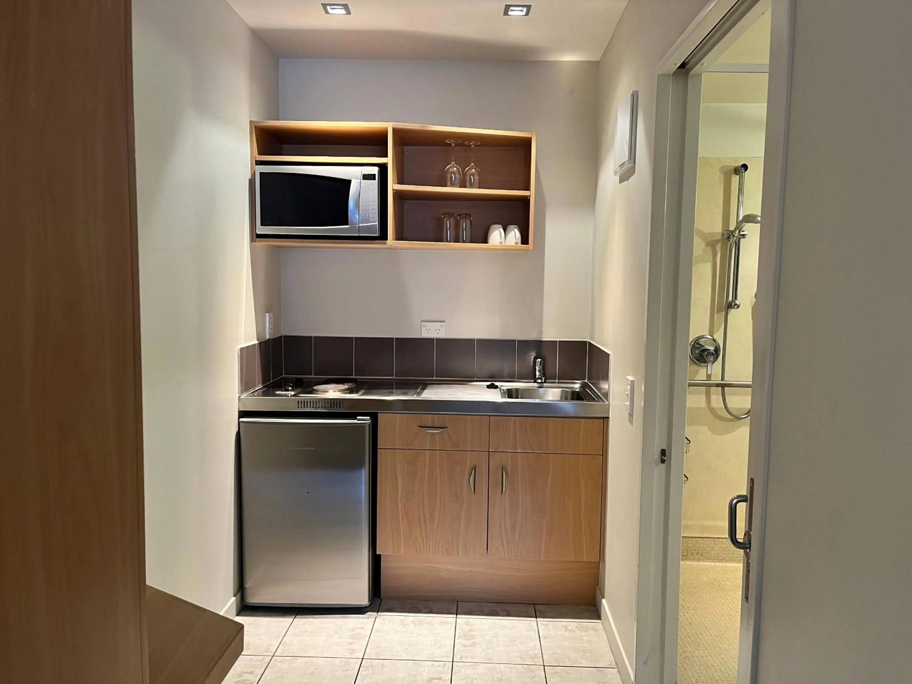 Kitchen or kitchenette in Park View Motor Lodge