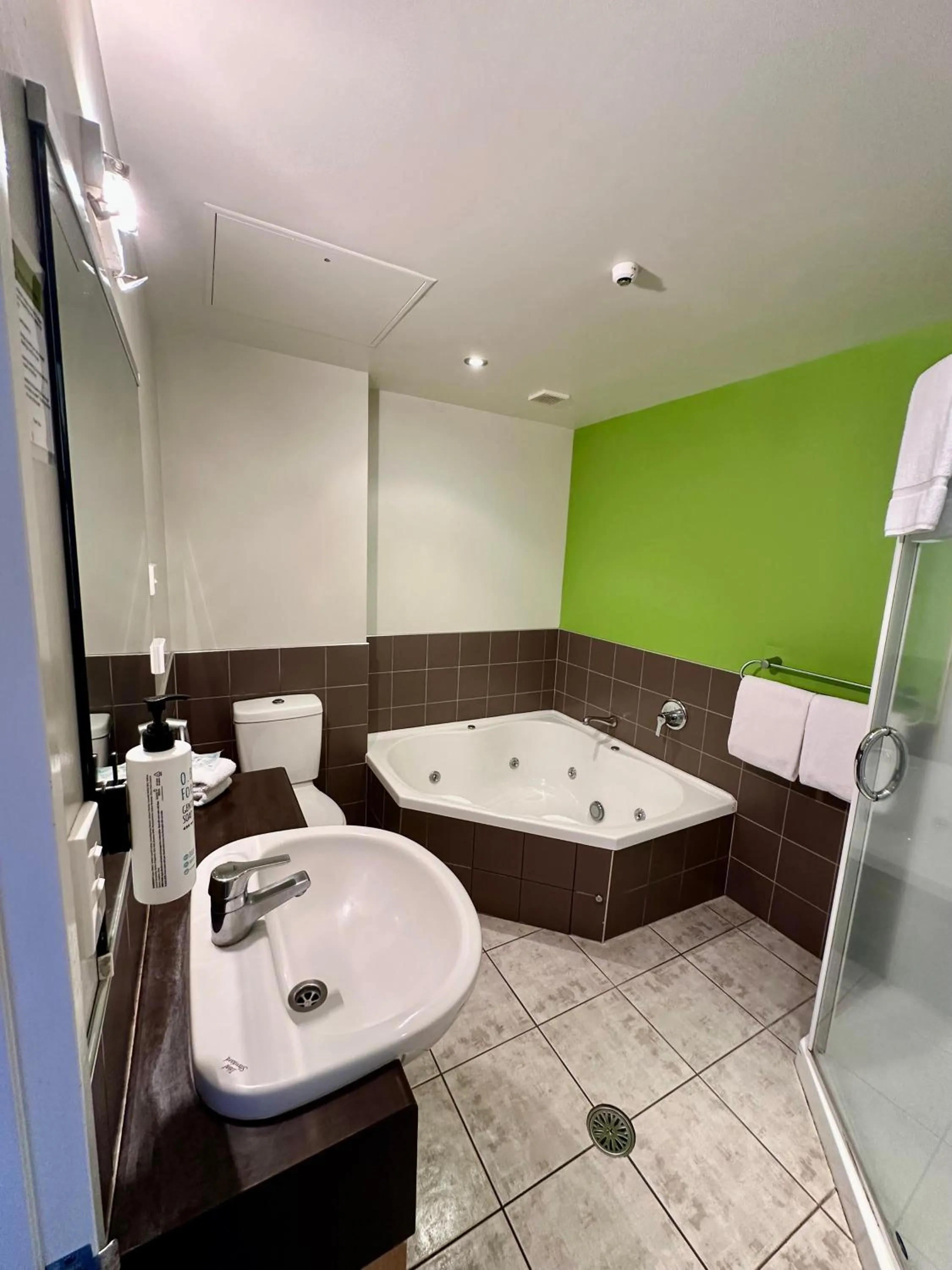 Bathroom in Park View Motor Lodge