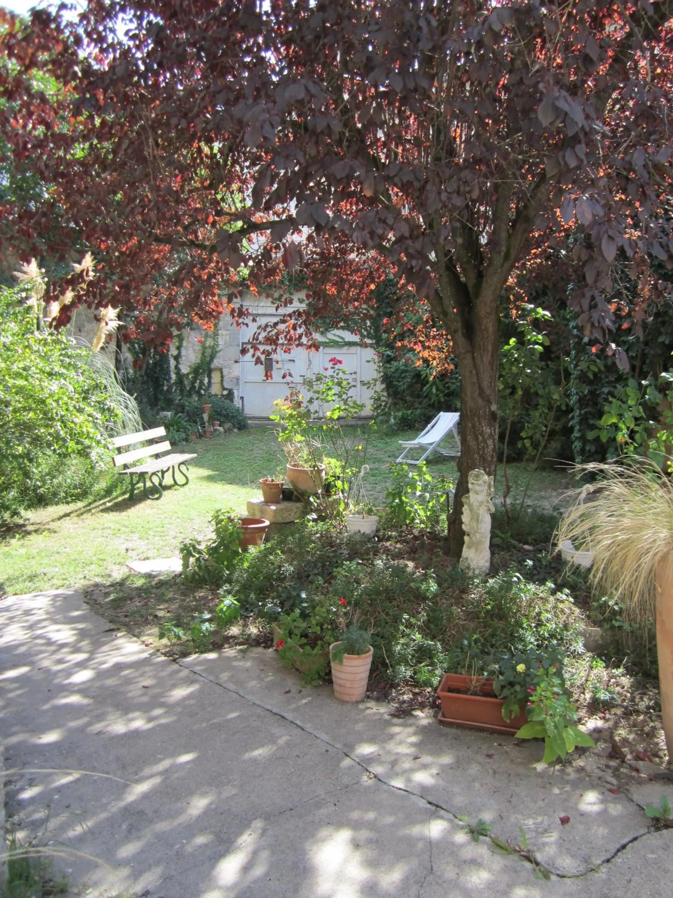 Garden in Chambre d'Hôtes La Tour de Brazalem