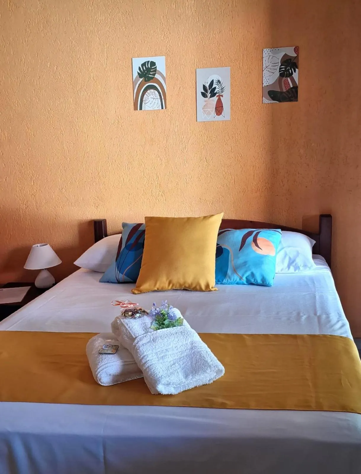 Bed in Pousada Solar Tropical