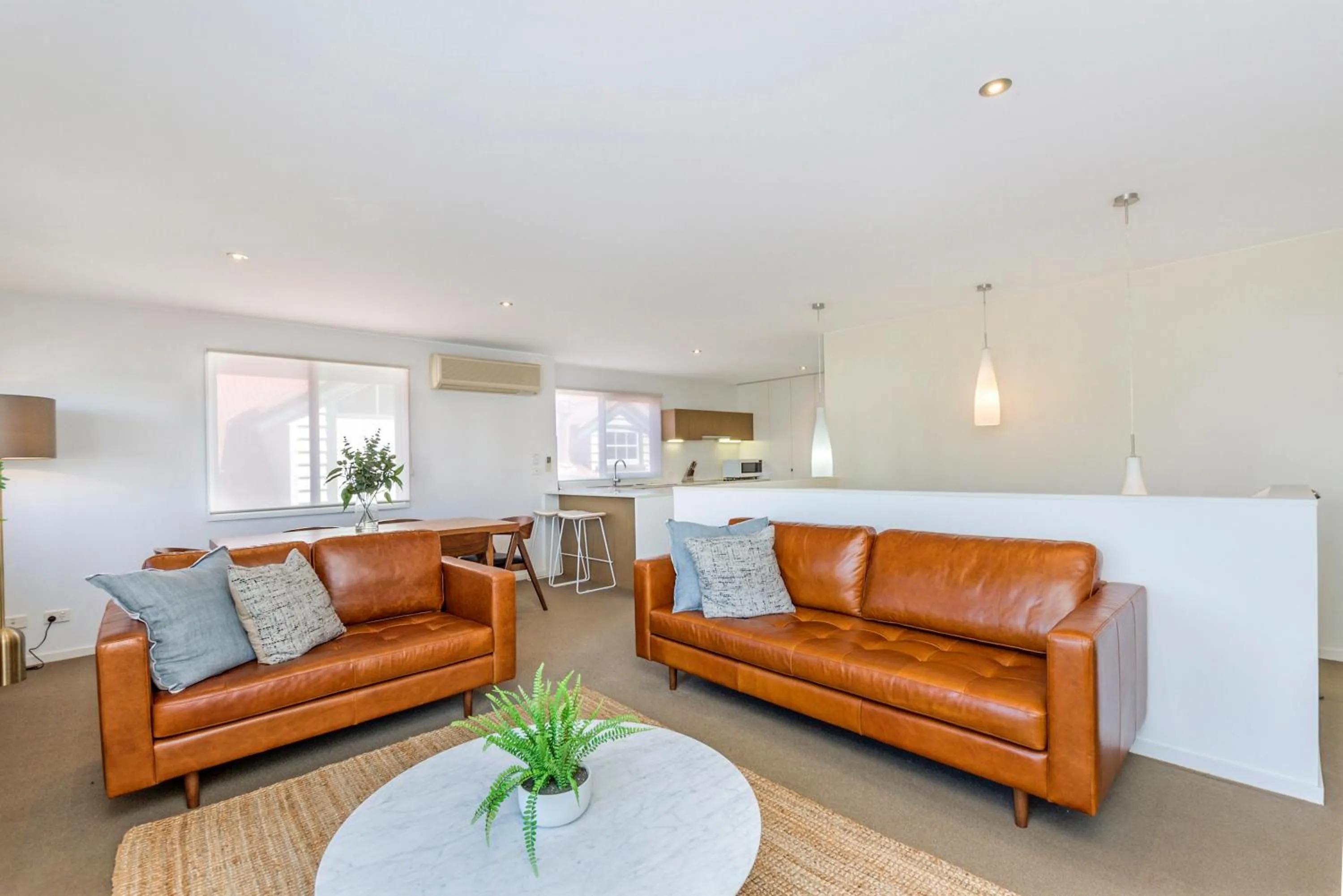 Living room in The Victoria Apartments