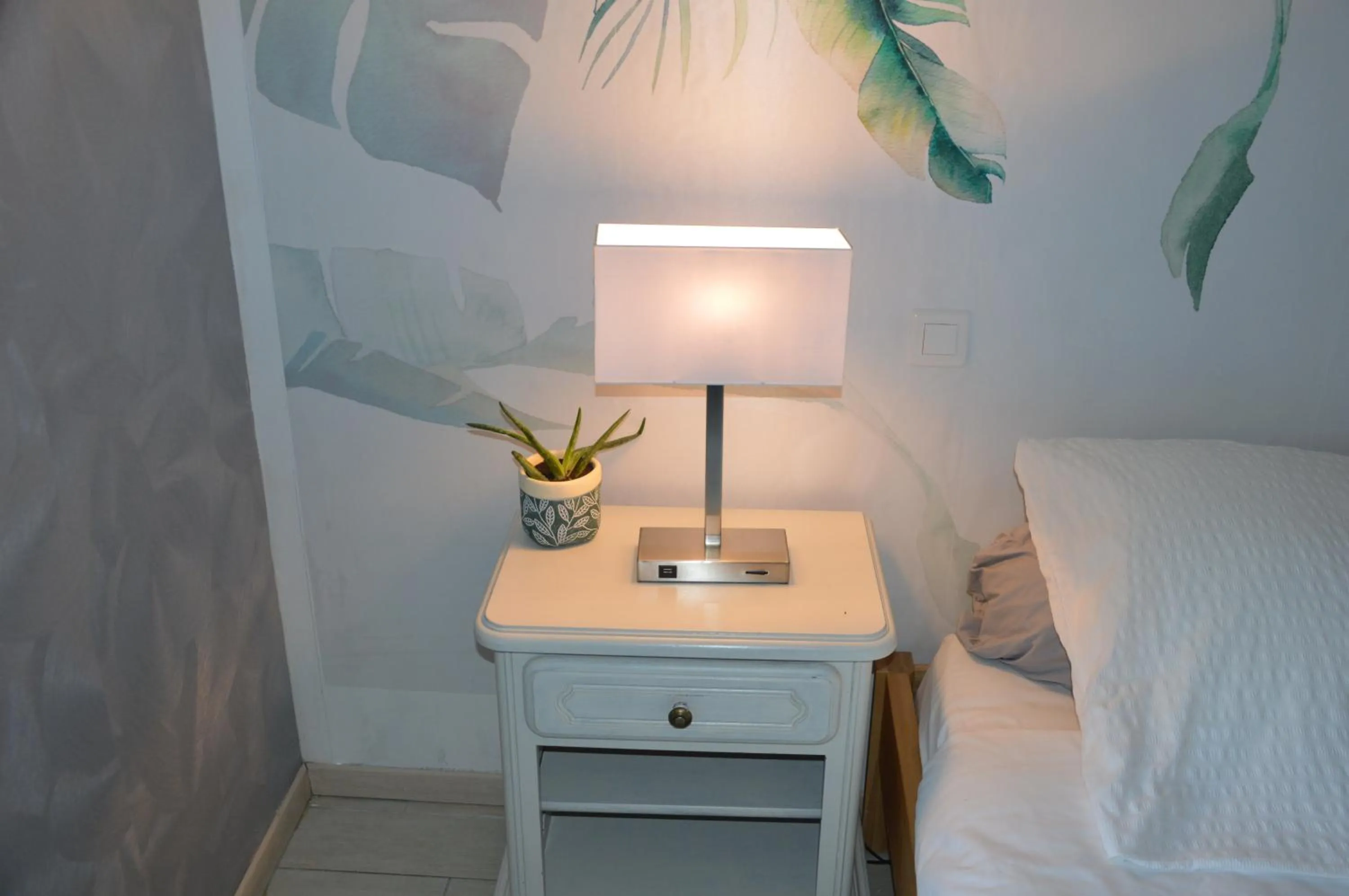 Bed in Chambres d'hôtes La Trottelée