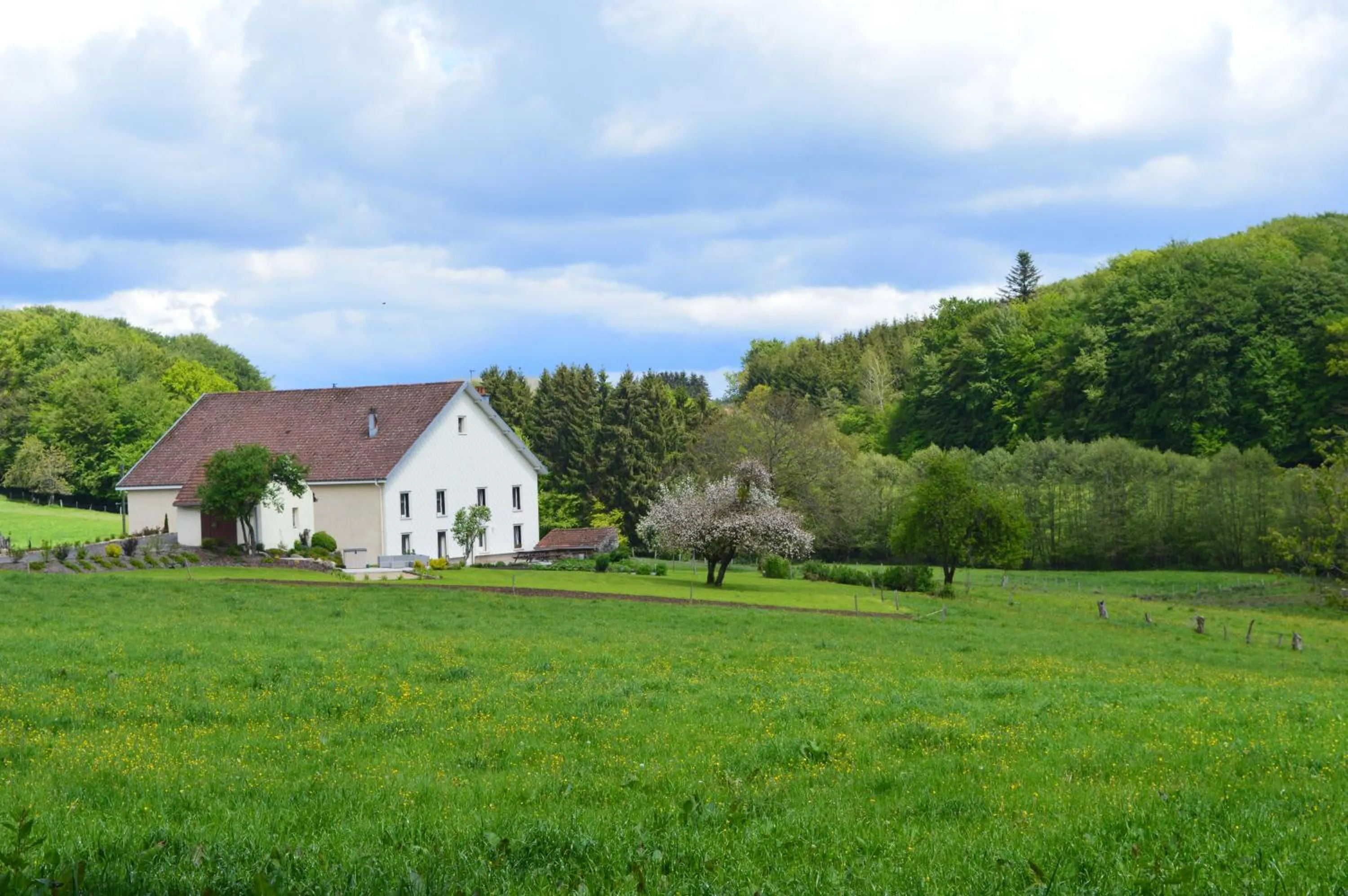Bird's eye view in Chambres d'hôtes La Trottelée