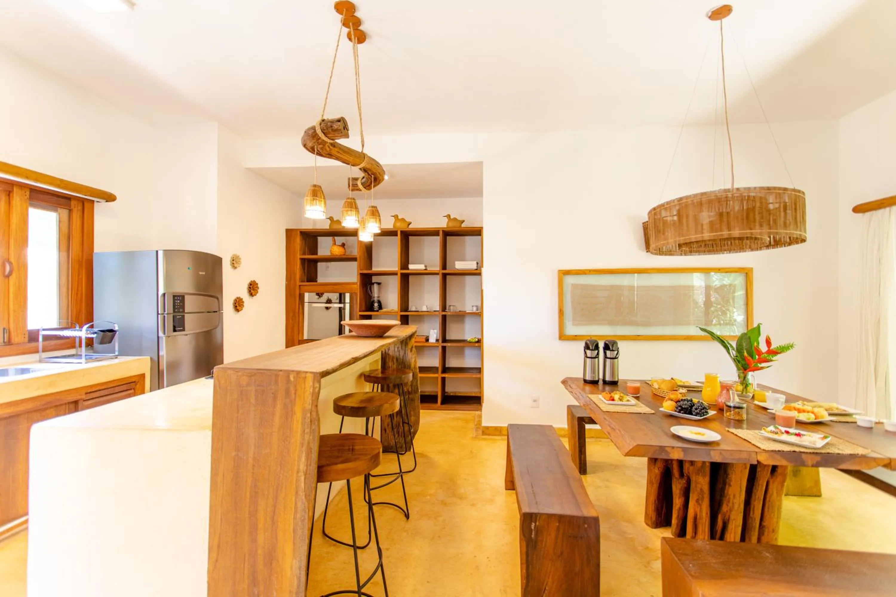 Kitchen or kitchenette in CasaLô Hotel
