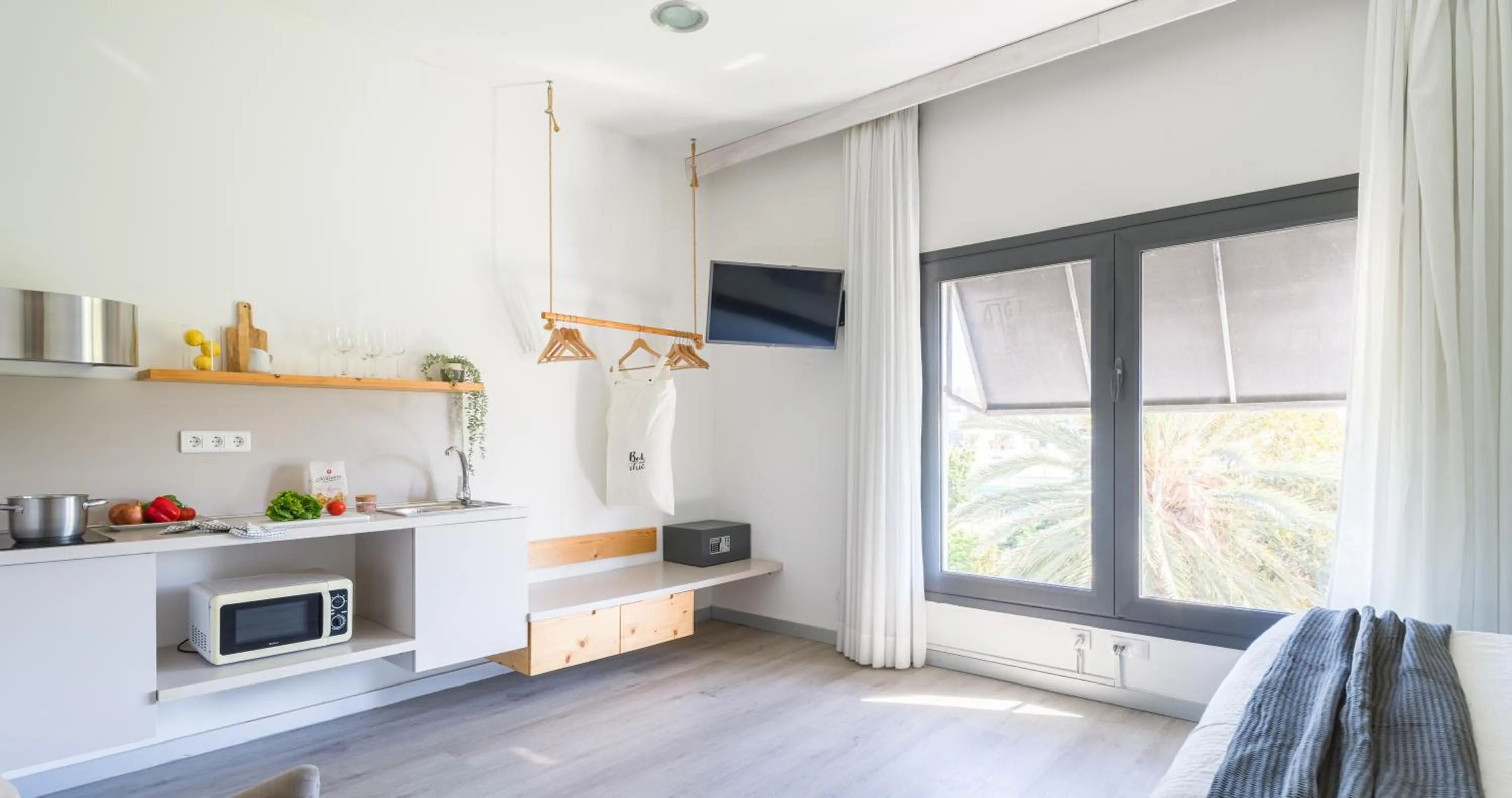 View (from property/room) in Bed and Chic