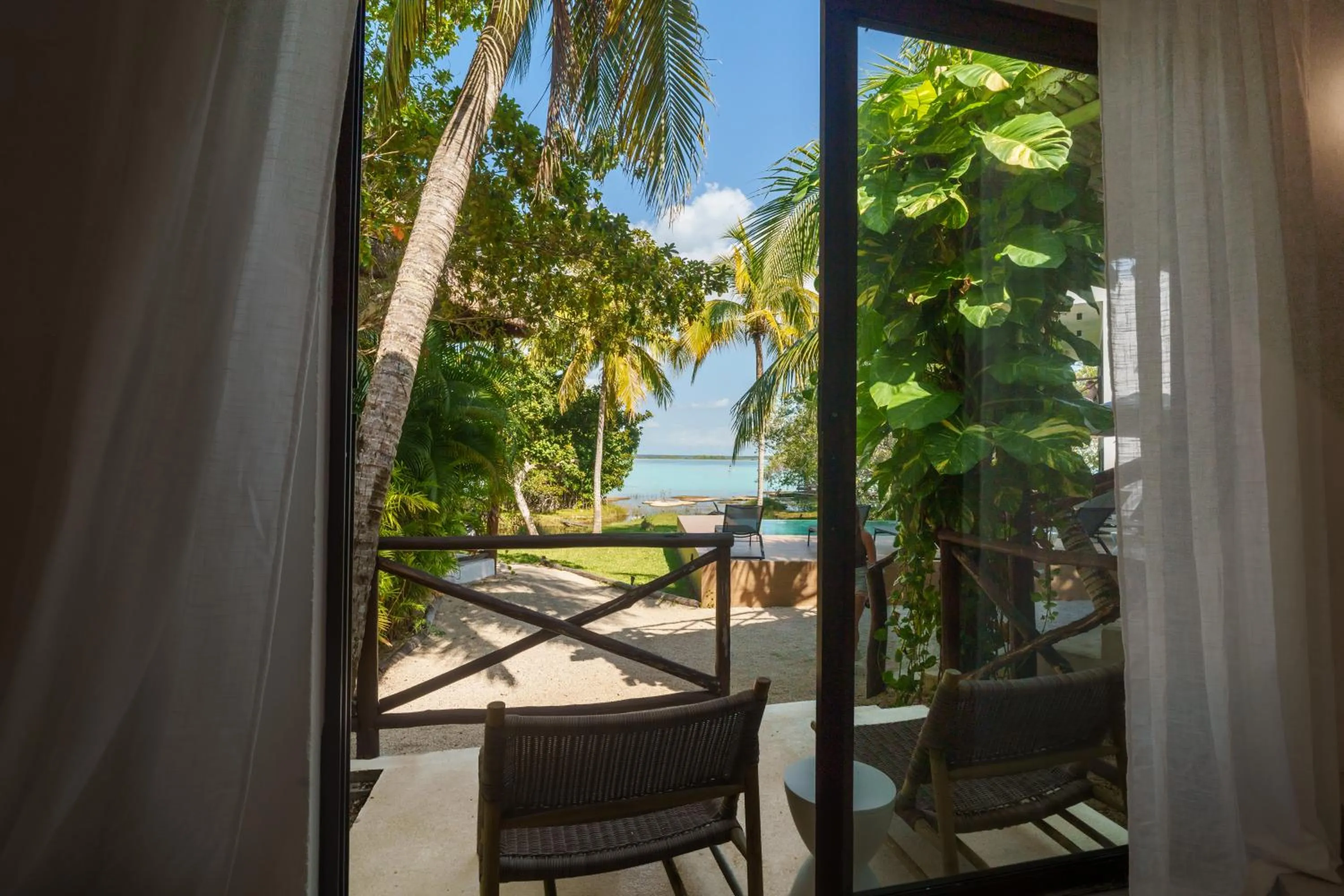 Balcony/Terrace in Azulea Bacalar Hotel & Spa - Lagoon Front