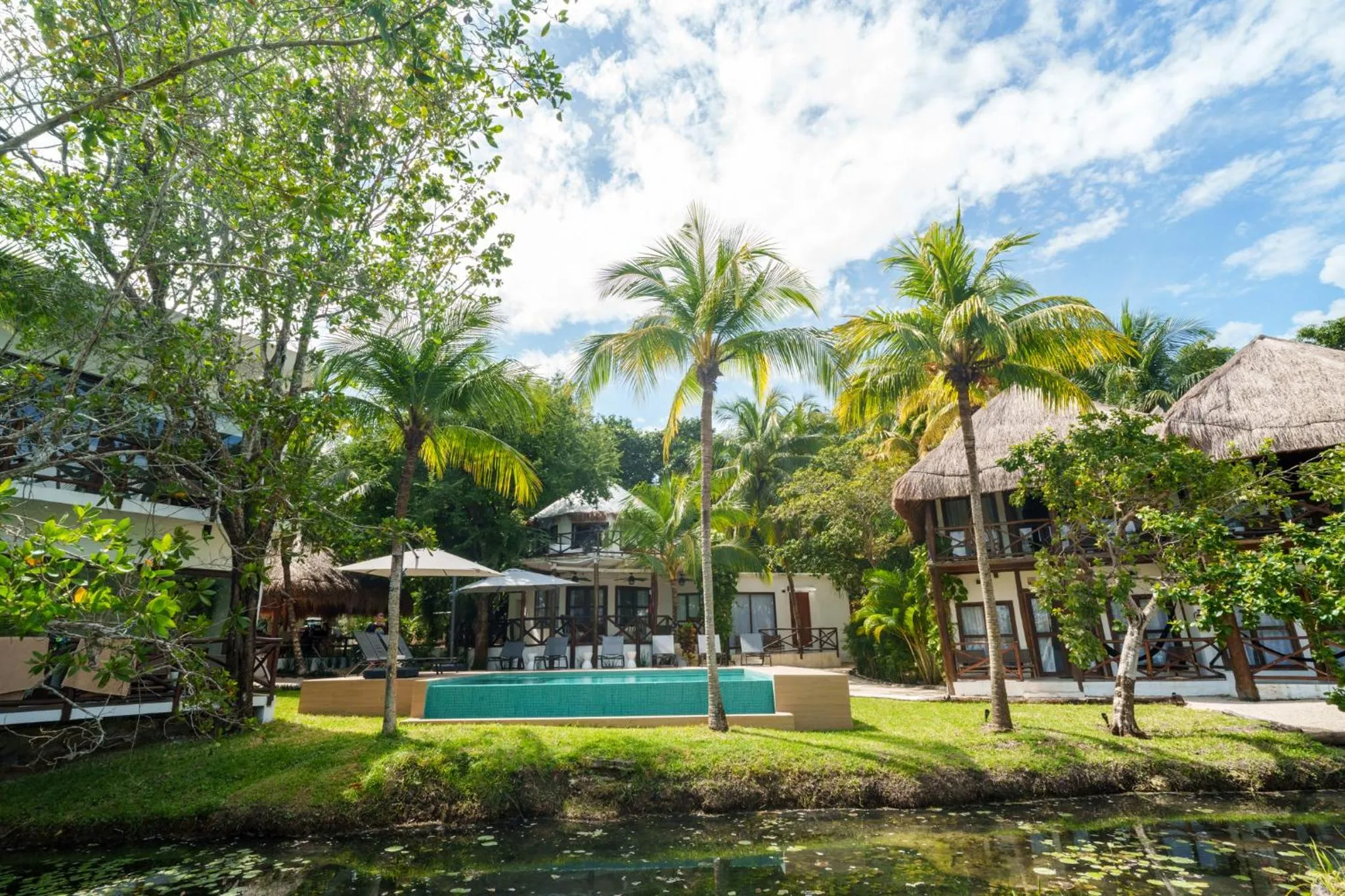 Garden view in Azulea Bacalar Hotel & Spa - Lagoon Front