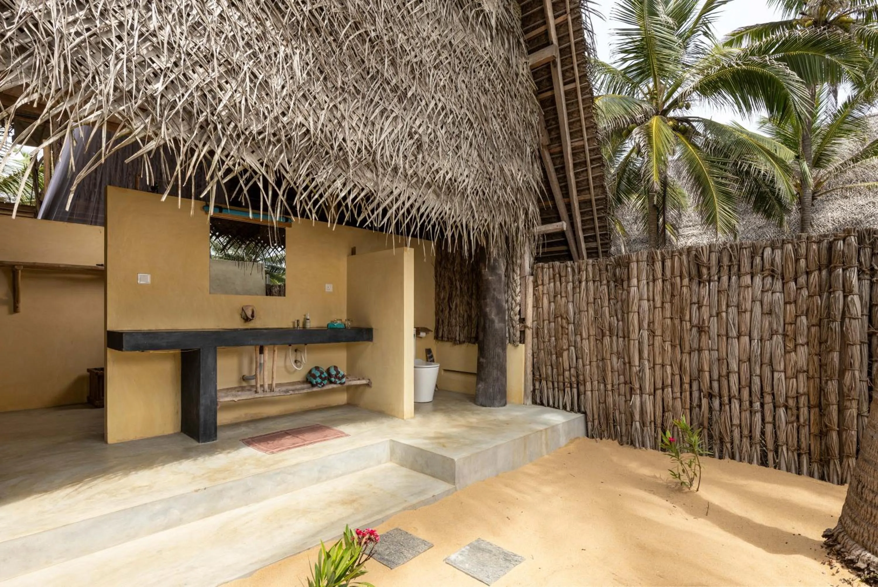 Open Air Bath in Elements Beach & Nature Resort