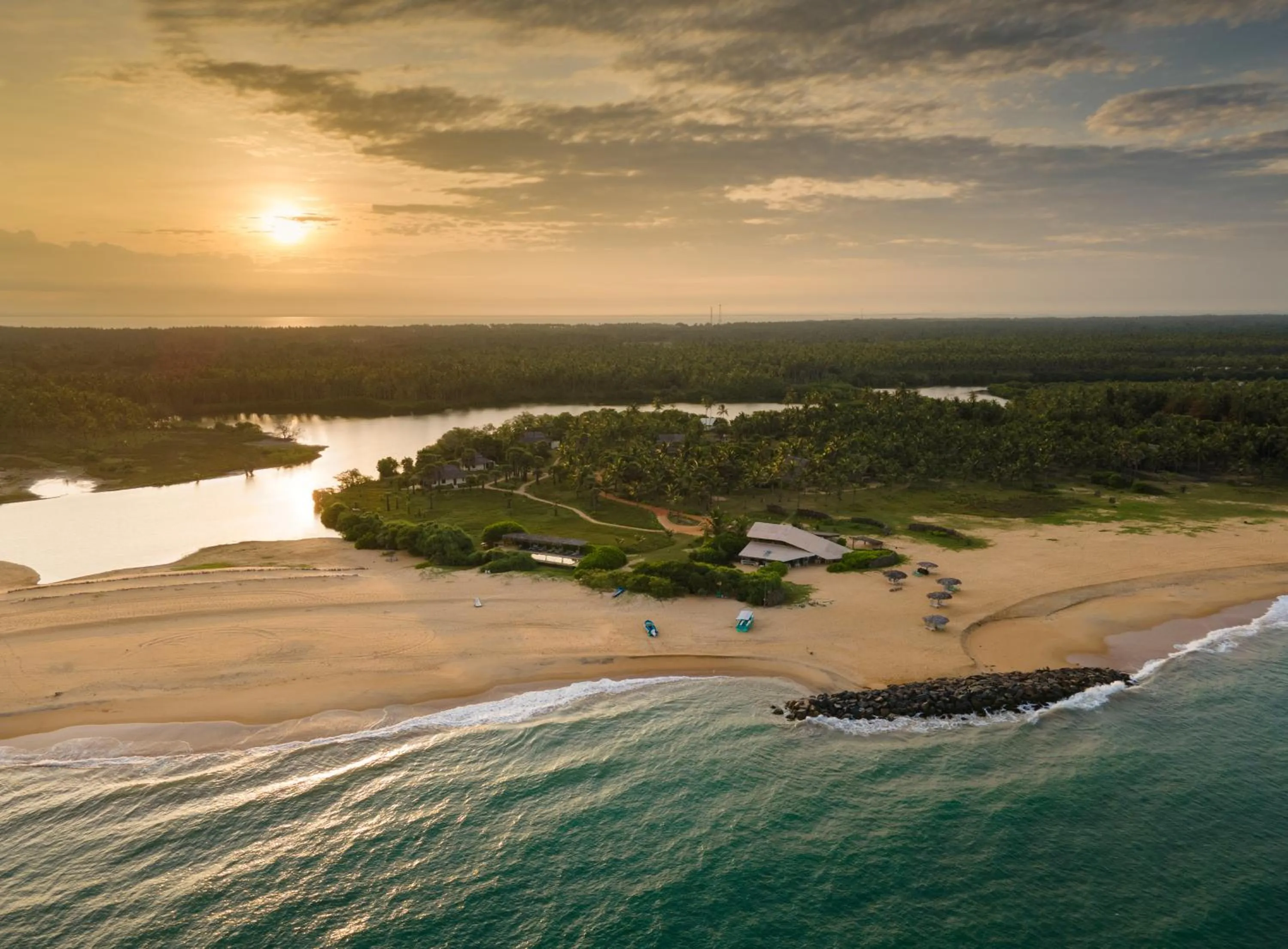 Bird's eye view in Elements Beach & Nature Resort