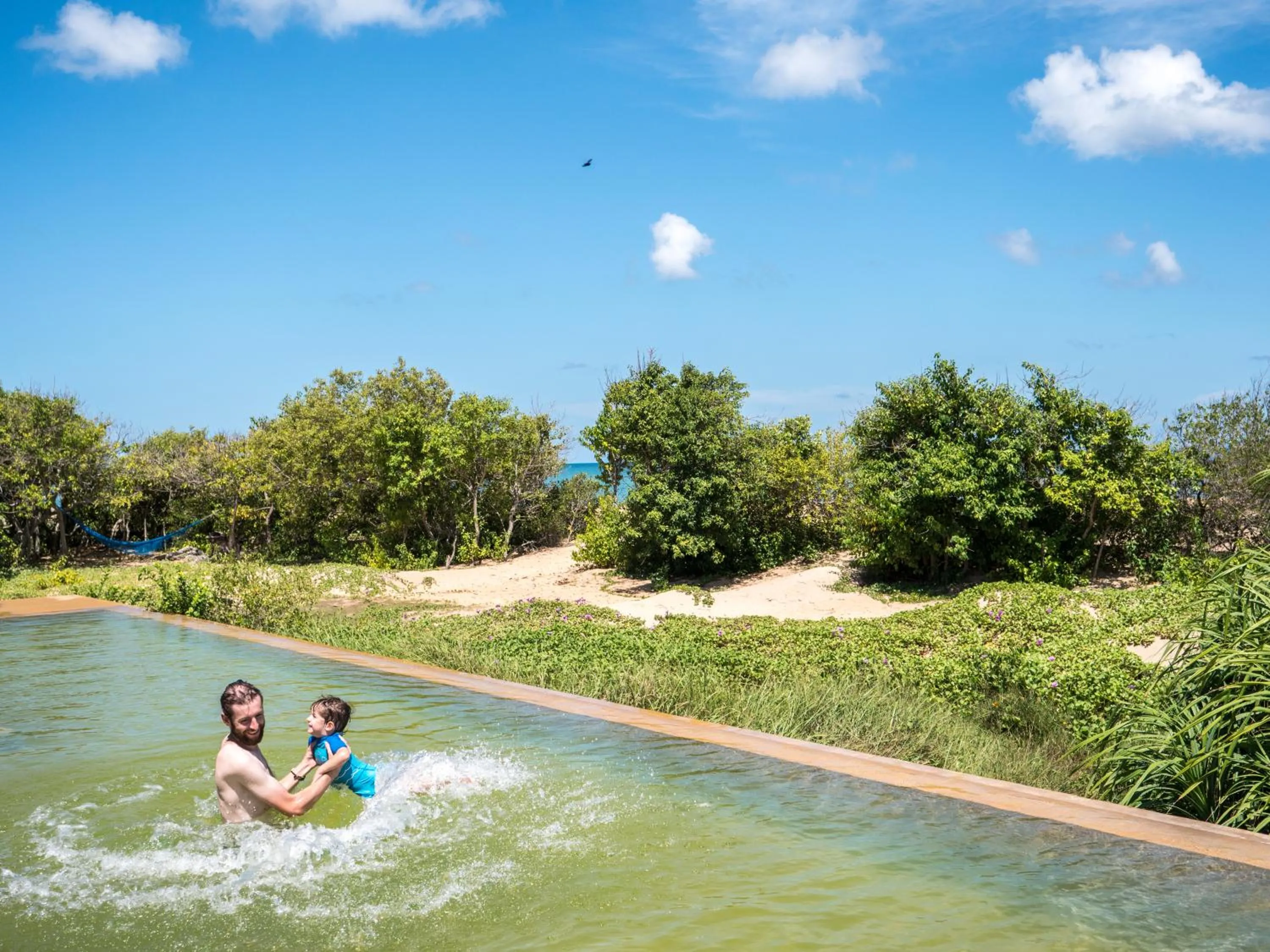 Pool view in Elements Beach & Nature Resort