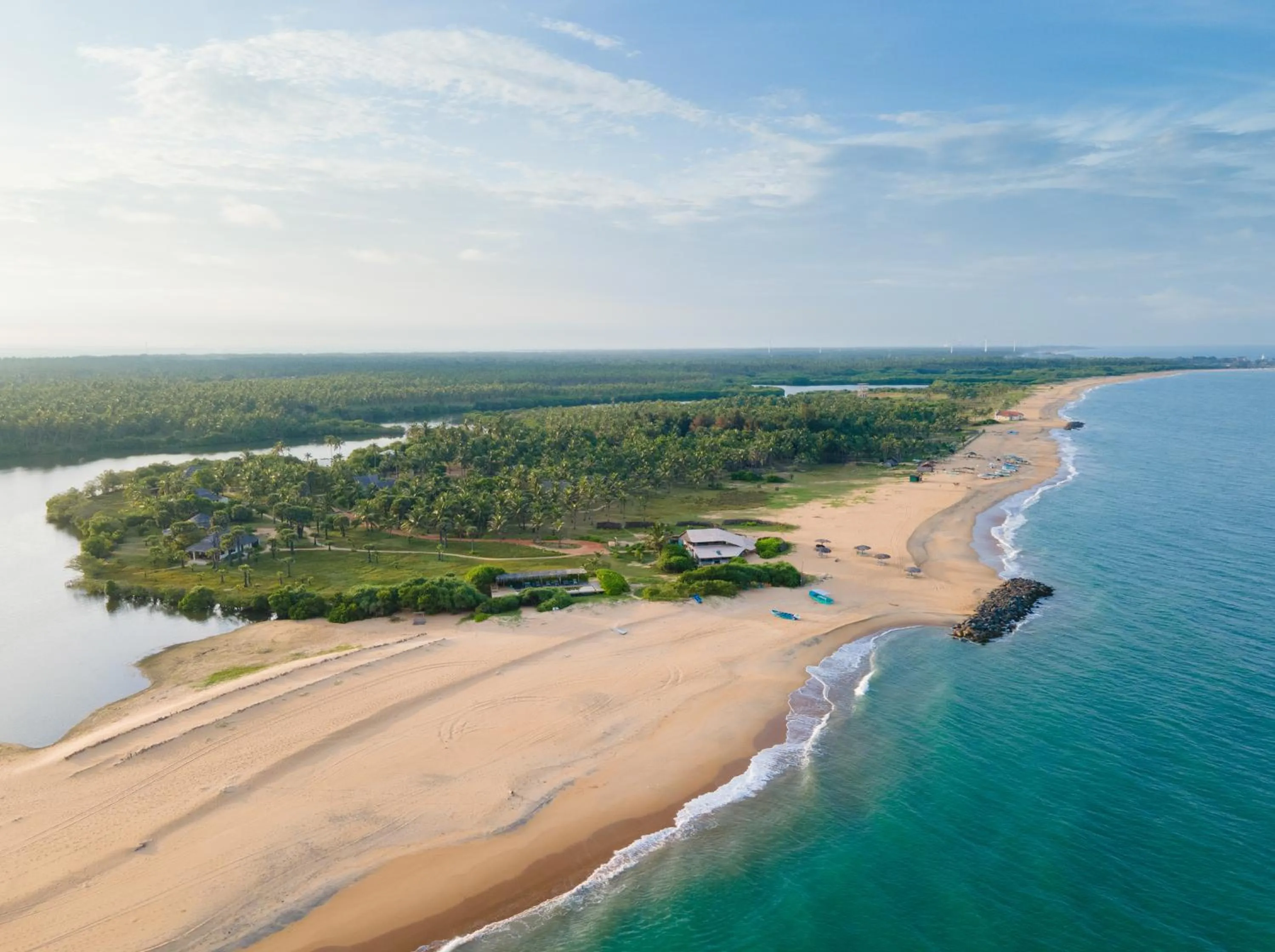Bird's eye view in Elements Beach & Nature Resort