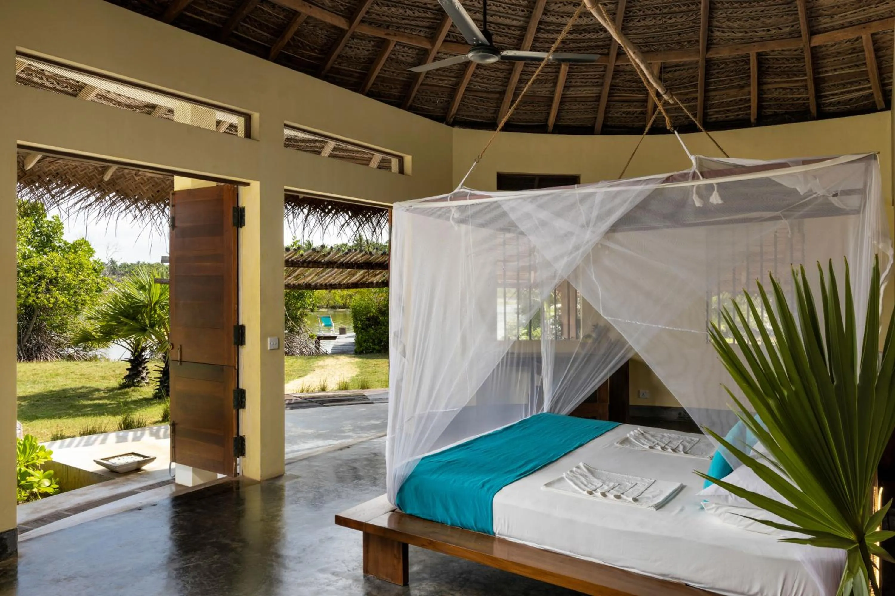 Bed in Elements Beach & Nature Resort