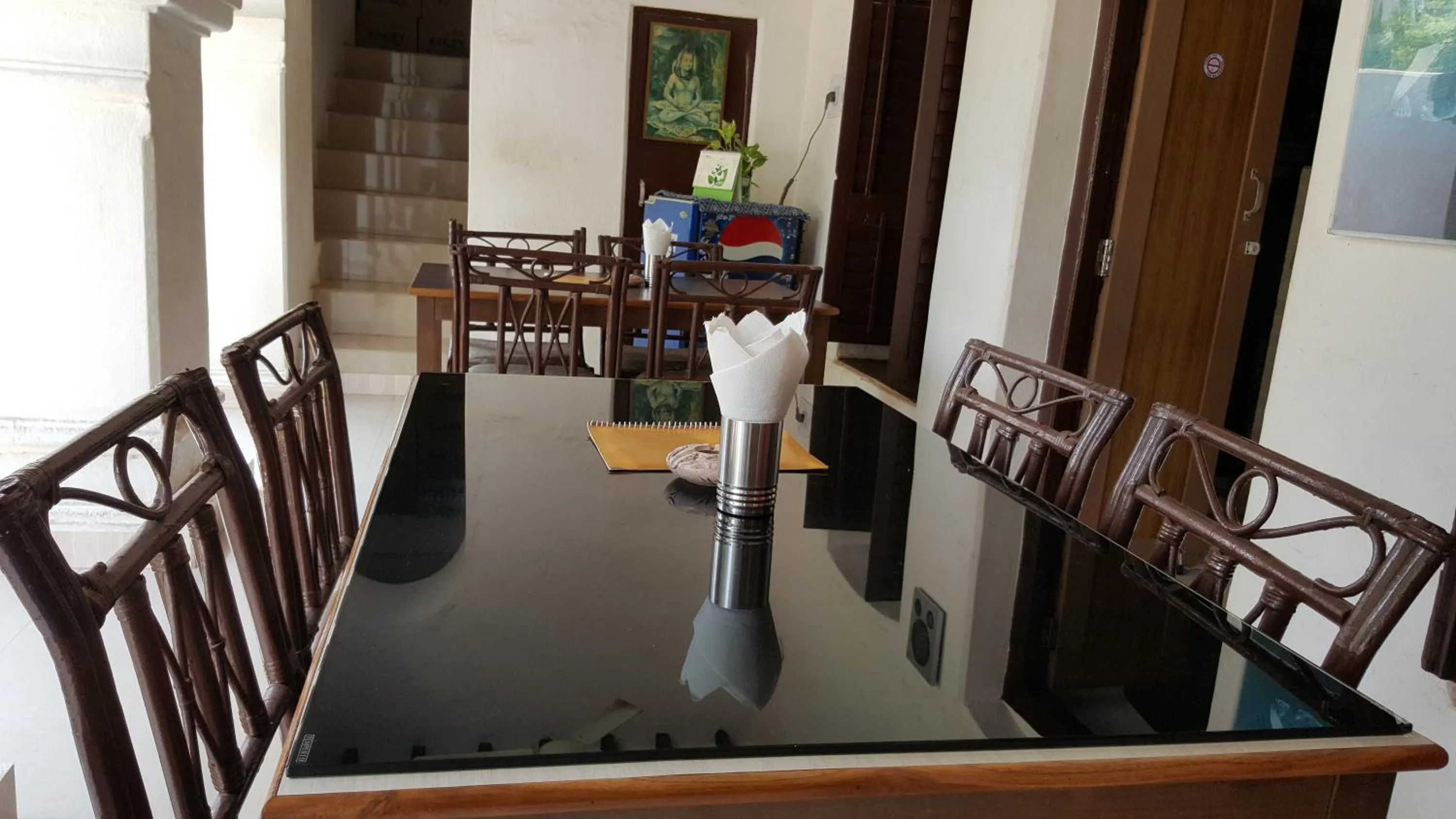 Dining area in Hotel Gandhara