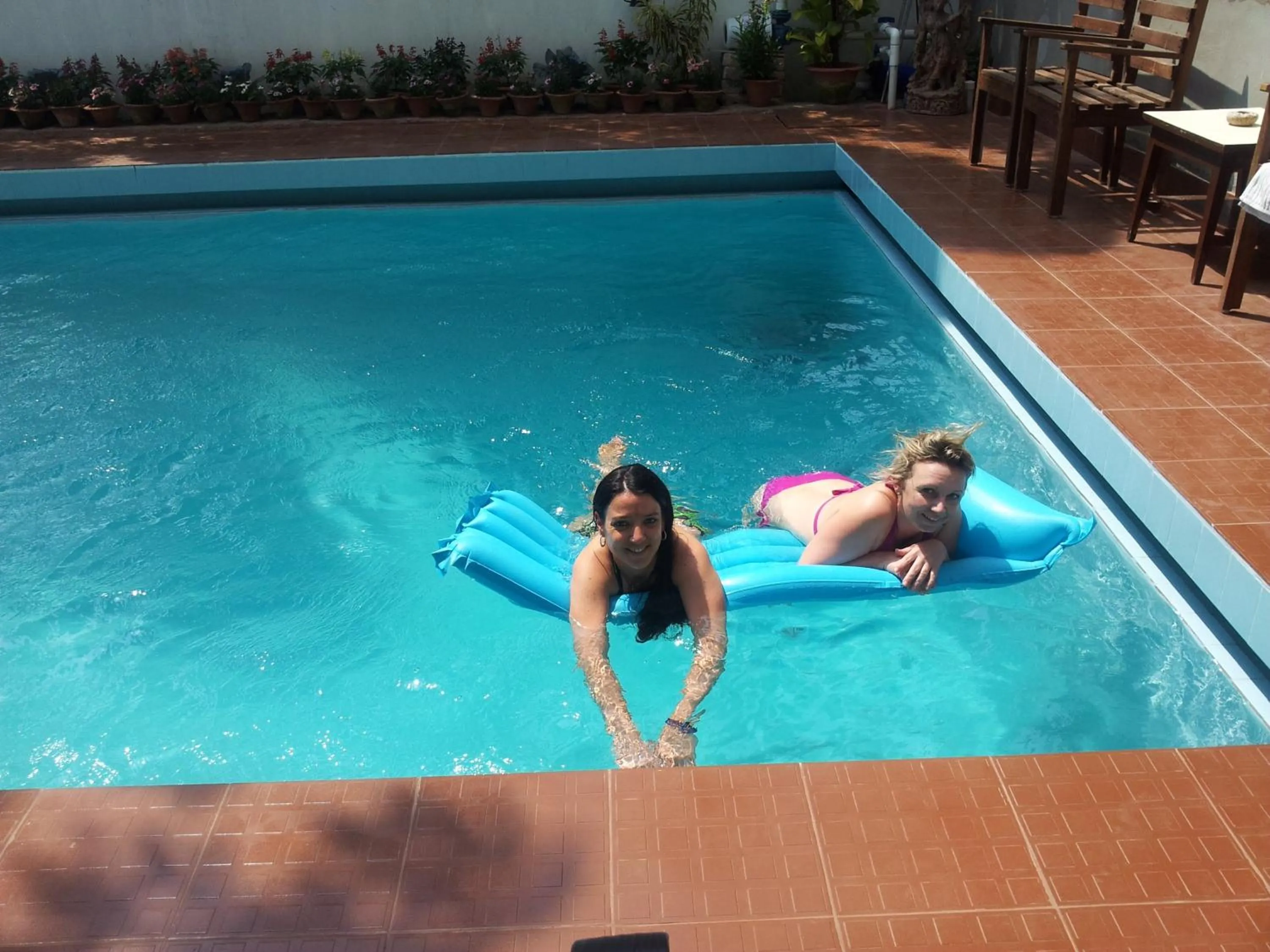 Bed in Hotel Gandhara