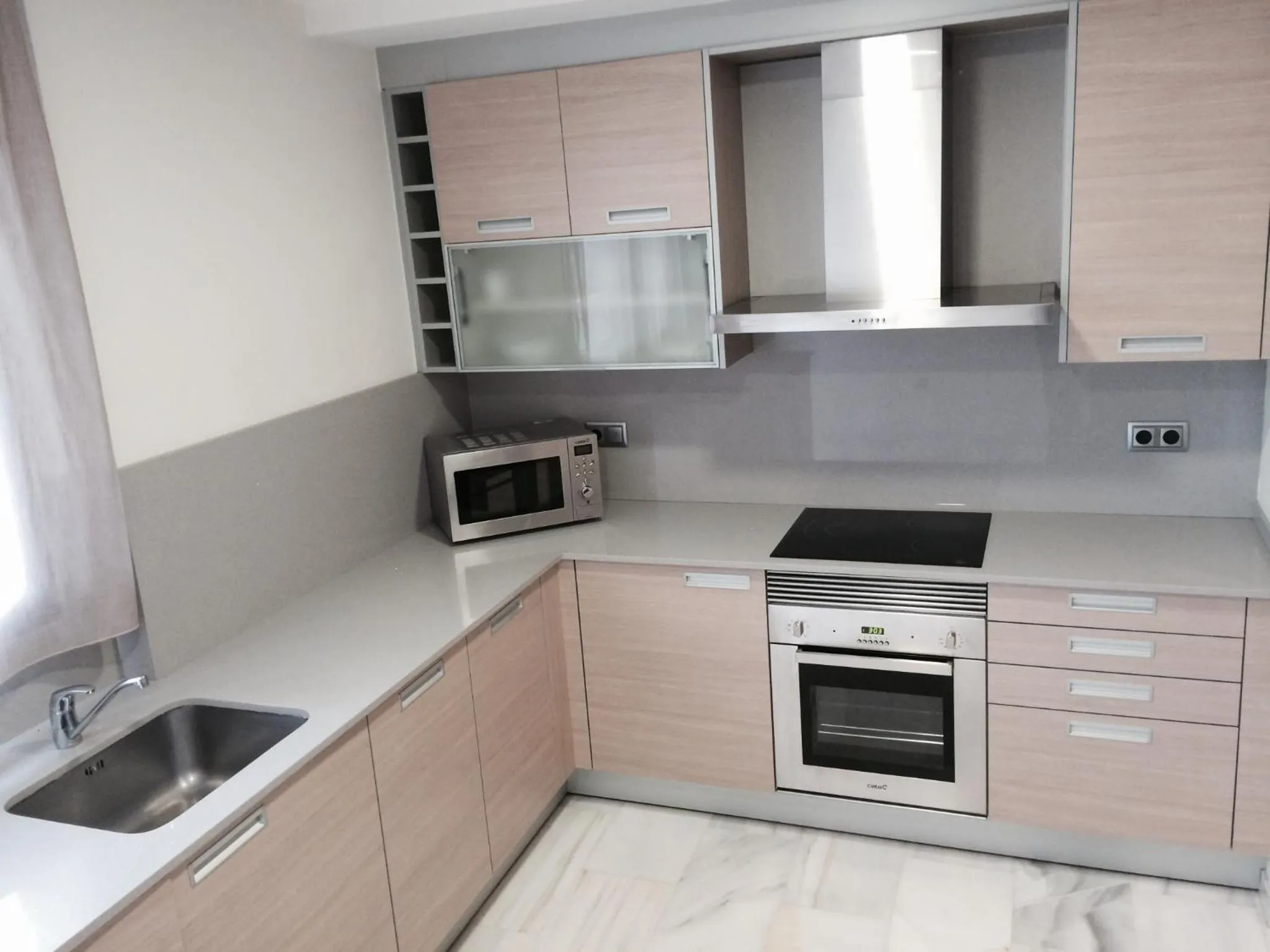 Kitchen or kitchenette in Aparthotel del Golf