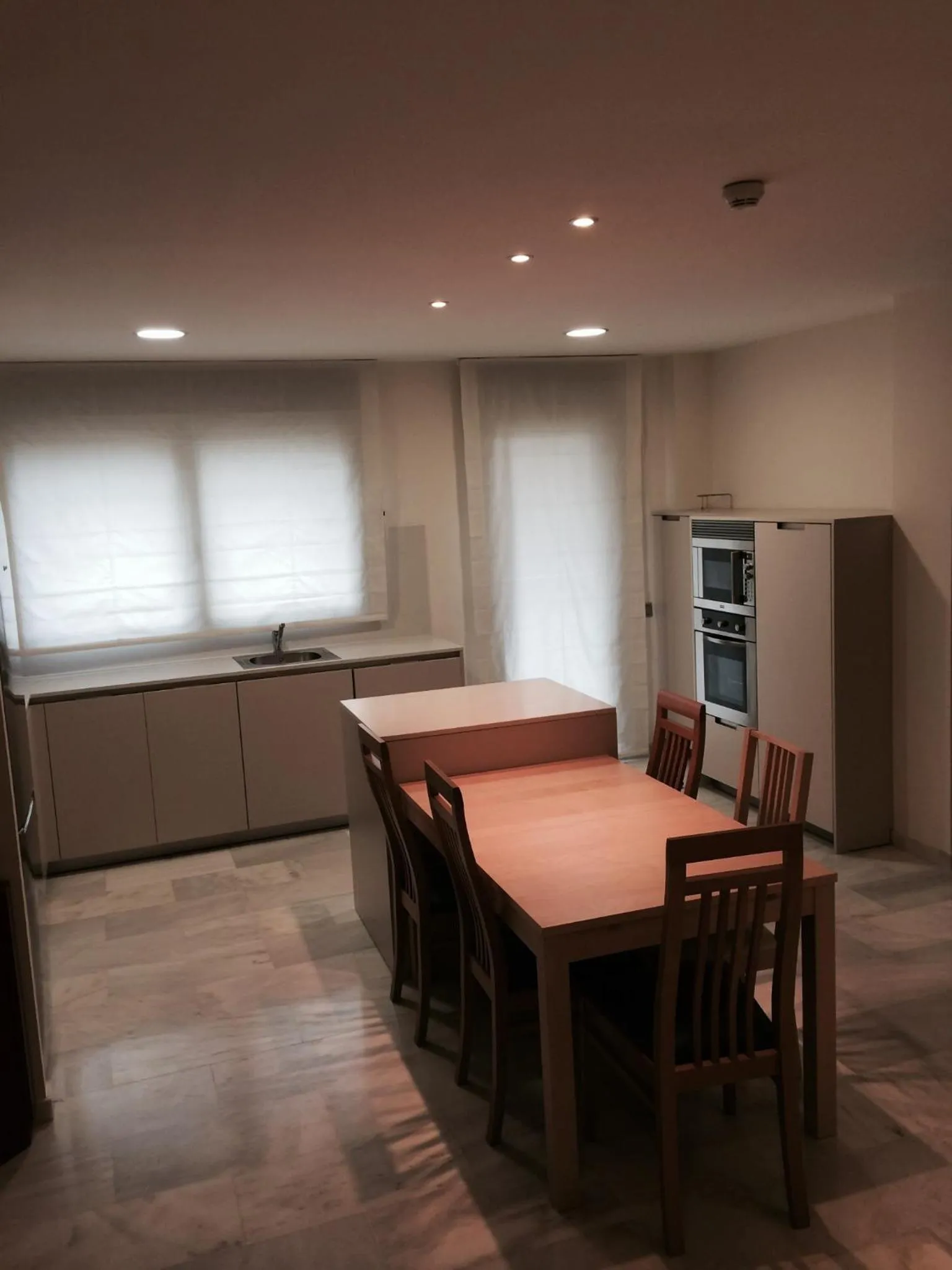 Kitchen or kitchenette in Aparthotel del Golf