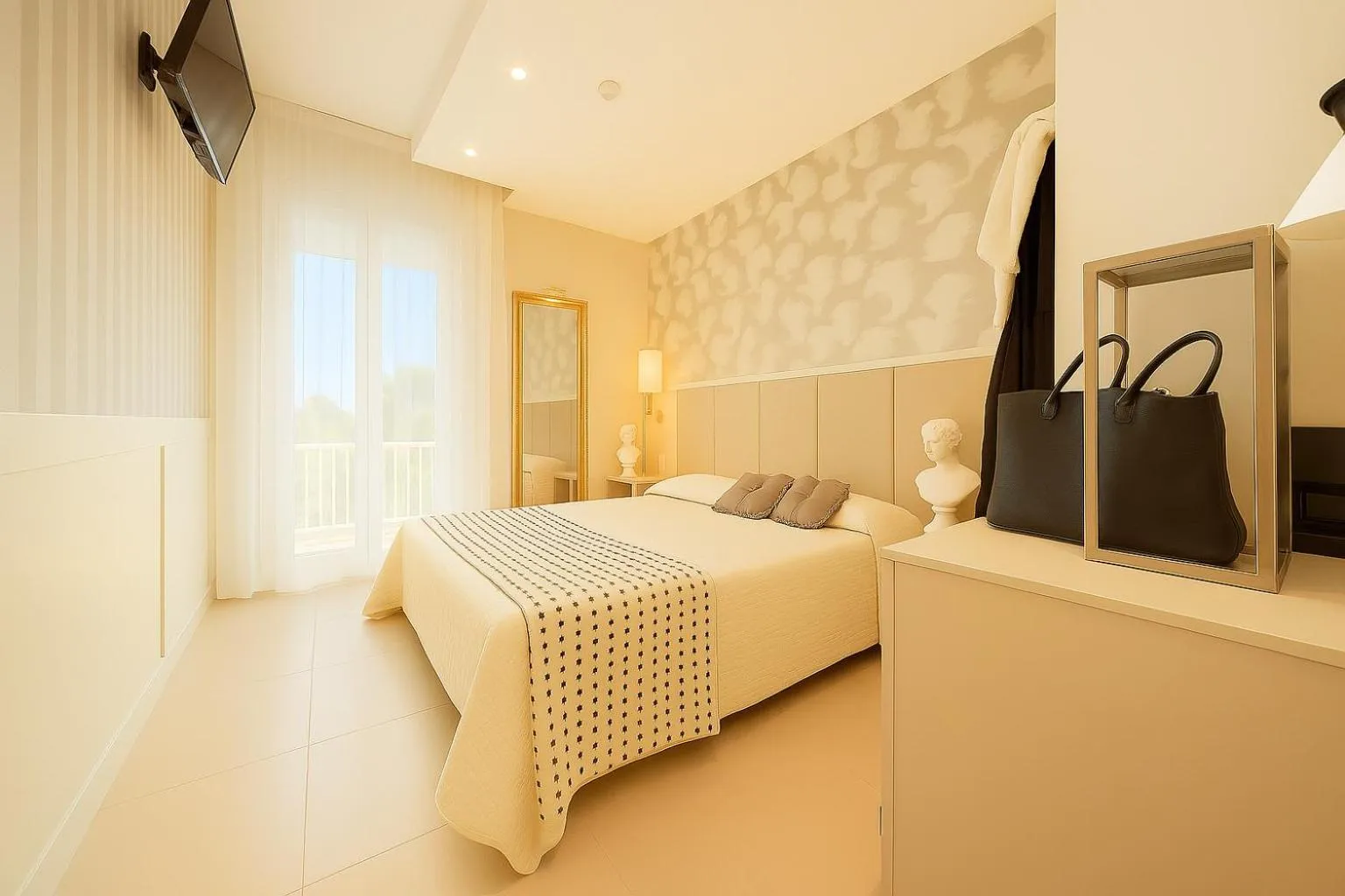 Bedroom, Bed in Hotel Darsena