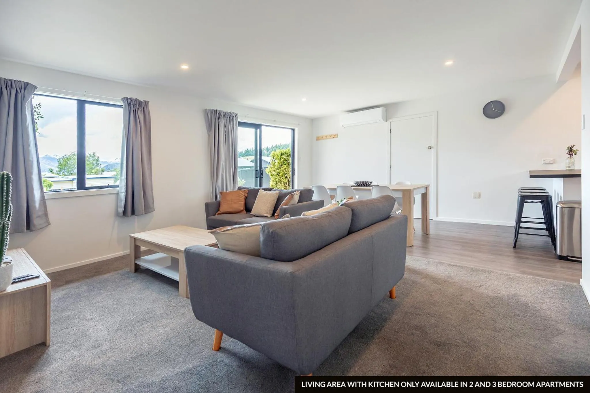 Living room in The Willows Wanaka