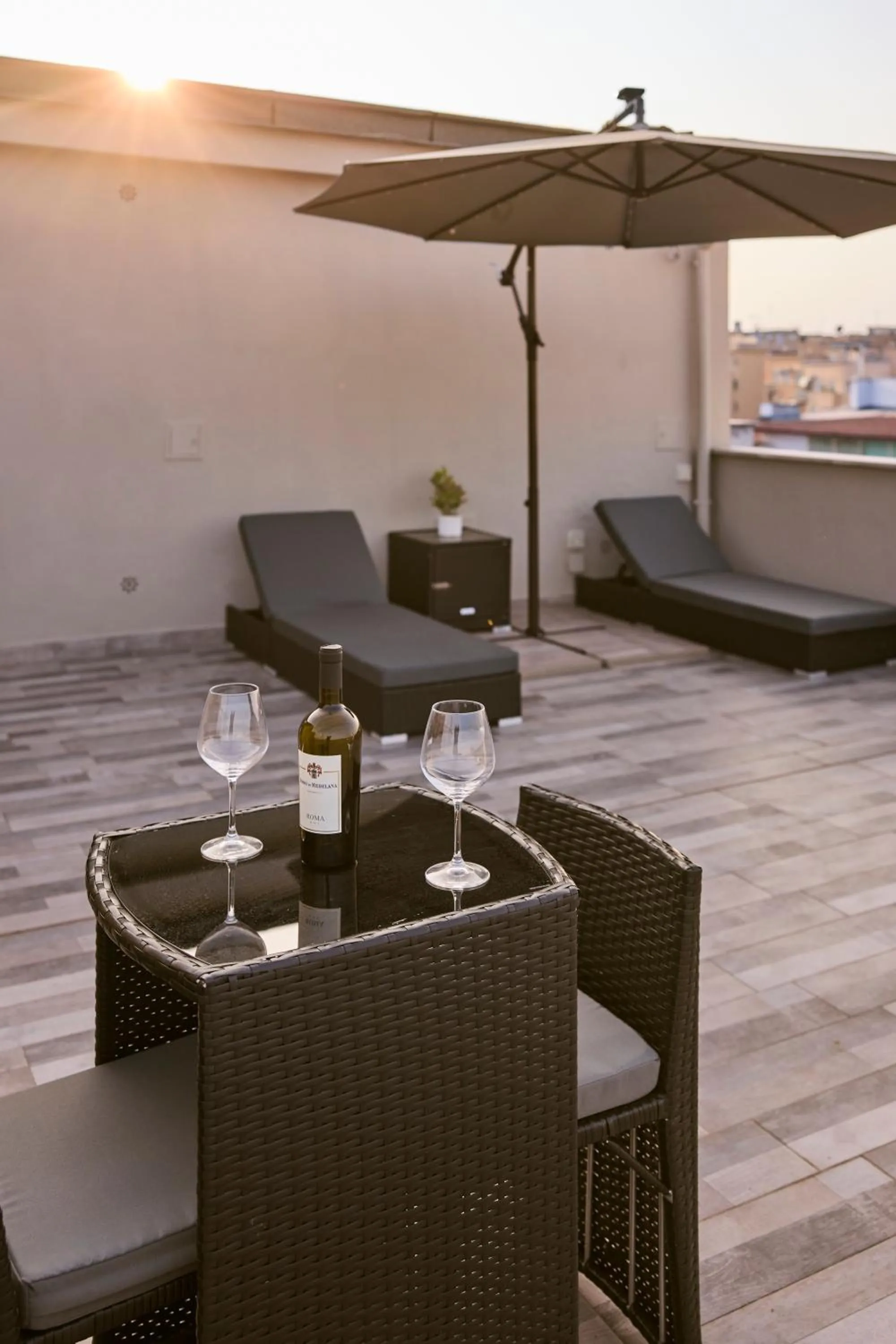 Sunset in Relais Tiburtina