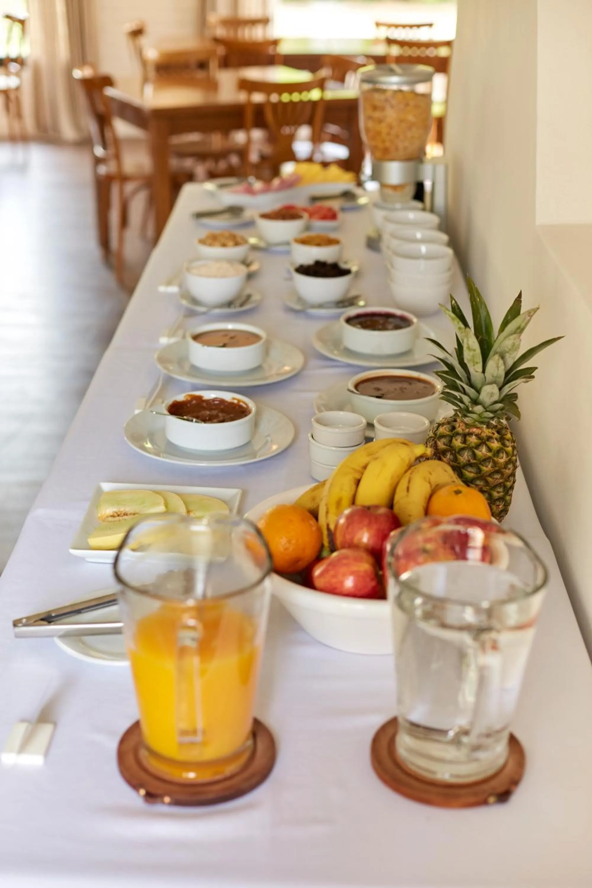 Buffet breakfast in Hosteria El Puma