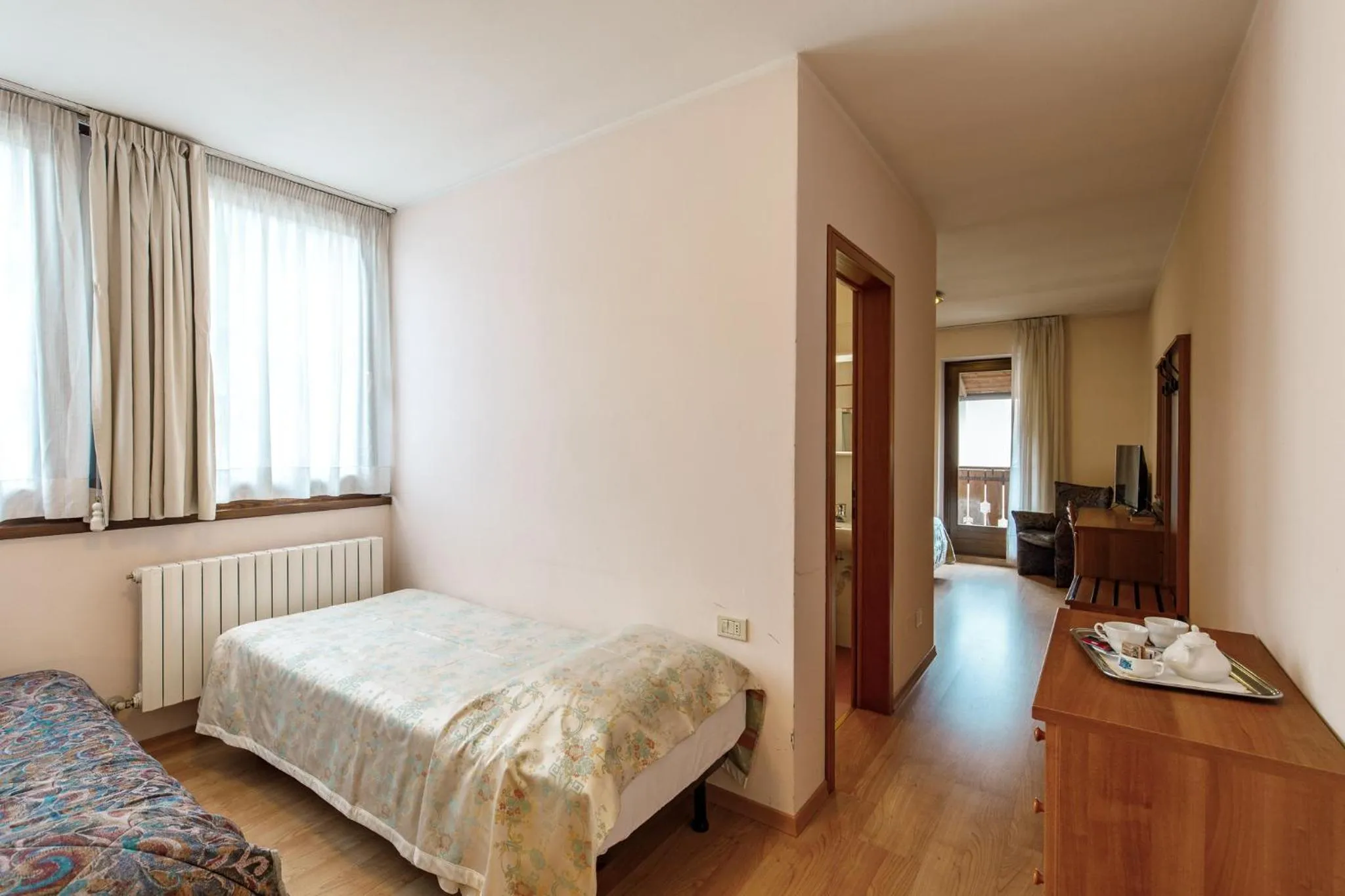 Bed in Albergo Belvedere